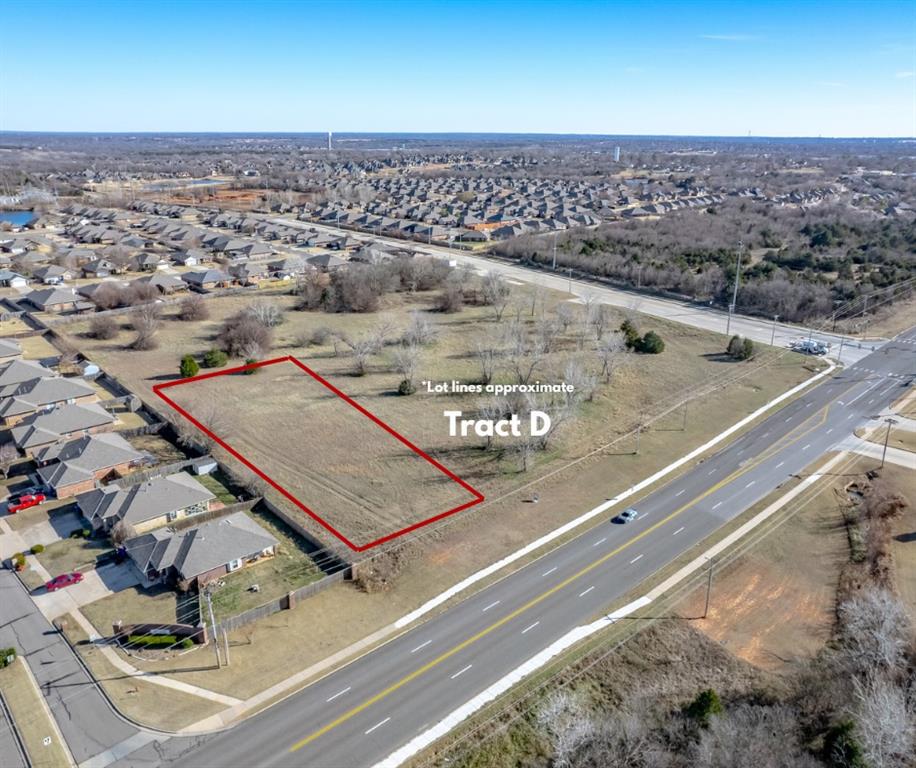 Discover an exceptional development opportunity at the corner of NE 12th Avenue and Rock Creek Road in Norman. Tract D offers 38,350 SF of prime commercial land, zoned C-1, providing flexibility for a wide range of retail, office, or service-based projects. The property boasts excellent visibility and convenient access in a high-traffic corridor, surrounded by established neighborhoods and expanding commercial activity. Since the tracts are not yet platted, the layout and lot sizes can be adjusted to meet specific development needs, offering adaptability for both investors and end-users. With strong demographics, proximity to major roadways, and Norman’s steady growth, this site represents a rare chance to create a high-impact project in one of the city’s most desirable areas. 
Four total tracts available  for purchase. Tract A (MLS#1197144) is 100,888 SF, Tract B (MLS#1197142) is 122,540 SF, Tract C (MLS# 1196706) is 38,350 SF, Tract D (MLS#1197129) is 38,350 SF. Each tract is priced at $8 per SF. Owner/Broker.