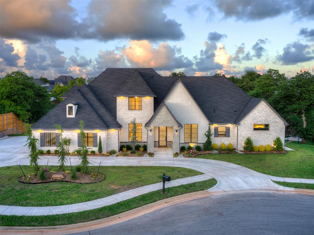 Located in Edmond’s premium community of Twin Bridges, this luxury new home provides everything one could want out of modern living: tranquil surroundings enhanced by stunning views of community pond plus thoughtful design elements that combine comfort and convenience that will exceed even your highest expectations! The spacious floor plan and outdoor living spaces are perfect for entertaining guests. . As you enter 1117 Falls Bridge Court, you are greeted by a magnificent grand entry that sets the tone for the entire home. The soaring ceilings create an expansive feel, allowing natural light to flood the open living area, which seamlessly connects to the dining space and gourmet kitchen. The chef’s kitchen is a culinary masterpiece, featuring beautiful quartz countertops, high-end appliances, and custom cabinetry. Immaculate trim details and abundant design accents throughout the home provide a warm, inviting atmosphere. The open kitchen is the perfect gathering spot for family and friends with its large center island, walk-in pantry, and the adjacent sunlit dining area. The primary suite is secluded to one side of the home. Retreat to the luxurious primary suite, which boasts a spacious layout, an attached spa-like bath with a soaking tub and separate shower, and a generous walk-in closet. Each additional bedroom is generously sized. Downstairs secondary bedrooms are joined by a shared bathroom with separate vanities. 4th bedroom and bonus room are located upstairs. Showcasing exceptional craftsmanship and design. The backyard is perfect for hosting barbecues, playing with family, or enjoying quiet evenings under the stars. Meticulous attention to detail, this home features top-of-the-line finishes. Where timeless elegance meets modern convenience – this classic Twin Bridges home is truly one of a kind. To experience this unparalleled residence firsthand, schedule your viewing today! Welcome Home!