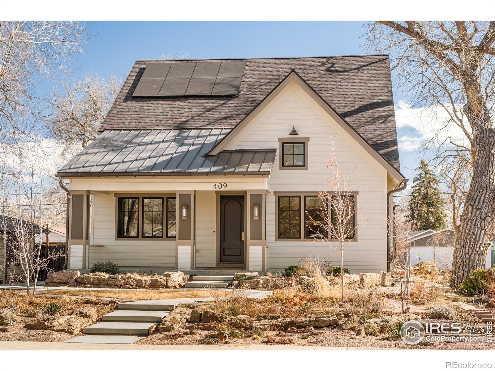 Are looking for a redevelopment opportunity walking distance from restaurants and cafes on Main Street, Erie? Why? 409 Piece Street has been fully built to the highest standards which could not be replicated for the list price. It was conceived, designed and built to exemplary standards with no expense spared to serve as an earth-conscious designer's personal residence -- but life-circumstances sometimes change and create a unique opportunity for you to purchase a truly unique property in Old Town Erie that needs absolutely nothing; has absolutely everything (and more); and is and is 'move-in' ready for less than the cost of redeveloping a similarly situated property to elevated caliber. Built for today, but with tomorrow in-mind, 409 Pierce has a geothermal heating system installed that provides consistent heating and cooling with no monthly expense. This system alone took years to design and (while cost-prohibitive to most) to install, this was a labor of love to not just Mother Earth but to the lucky new owners of this home who will enjoy heating and cooling at little to no cost. Waterworks Fixtures throughout, rare imported and carefully curated wallpapers, luxe lighting, natural stone countertops all combine to create an artful, modern, eclectic design, blending the warmth of a historic farmhouse with modern amenities and design that make this special property stand out from the crowd. Professional hardscaping and elevated design standards all blend to create a environment that provides both elegance and comfort just steps from dining and the adorable downtown Old Town Erie. Please see Additional Documents for Floorplans, Green Disclosure and the amazing Mechanical Highlights of this zero carbon, earth-friendly, warm and inviting home like no other. Curious about Geothermal? You should be: find additional information and highlights in Additional Documents.