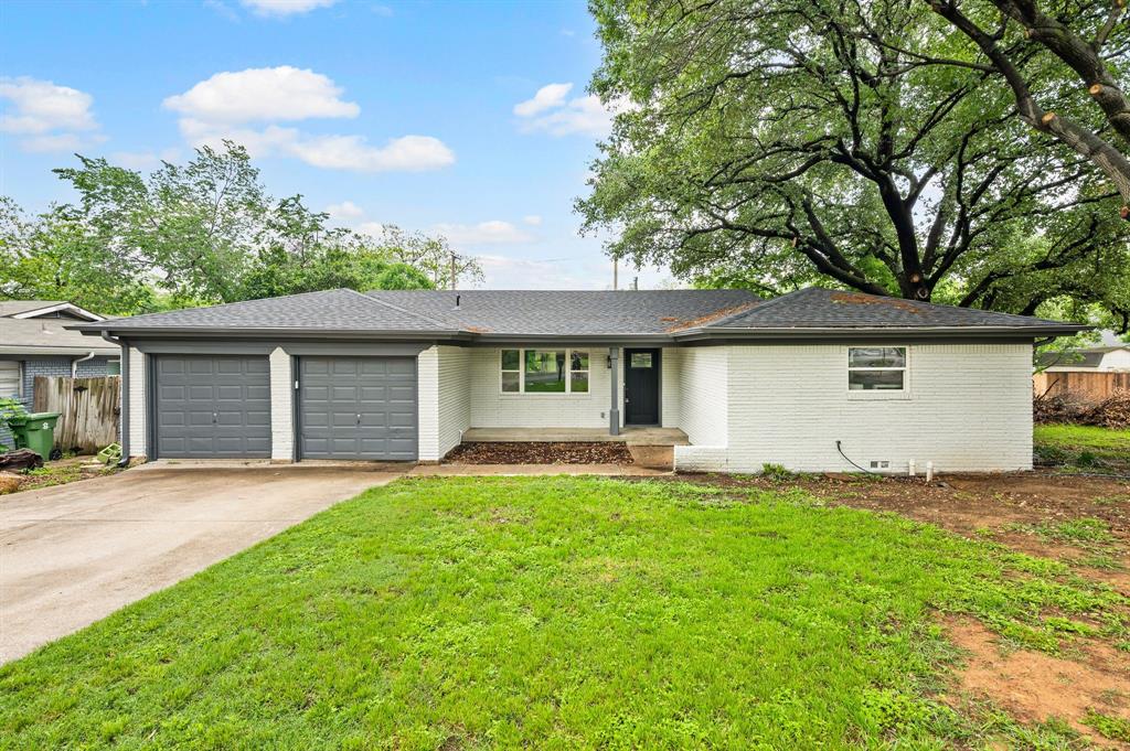 New south Hurst SHOWSTOPPER! Completely redone gem from top to bottom comes with everything - new roof, huge backyard, new cabinets and quartz countertops, dual vanities in both bathrooms, and NO CARPET. Thoughtfully reimagined with entry mud bench, hallway laundry, walk-in master shower with handheld wand, and so much more! Easy access to the entire metroplex off 121, short drive to DFW airport, the new Bedford HEB and Glade Parks, and many nearby parks. DO NOT MISS THIS ONE! New EVERYTHING- new roof, new PVC plumbing, new HVAC and ductwork, new tankless water heater, new electrical panel, new windows