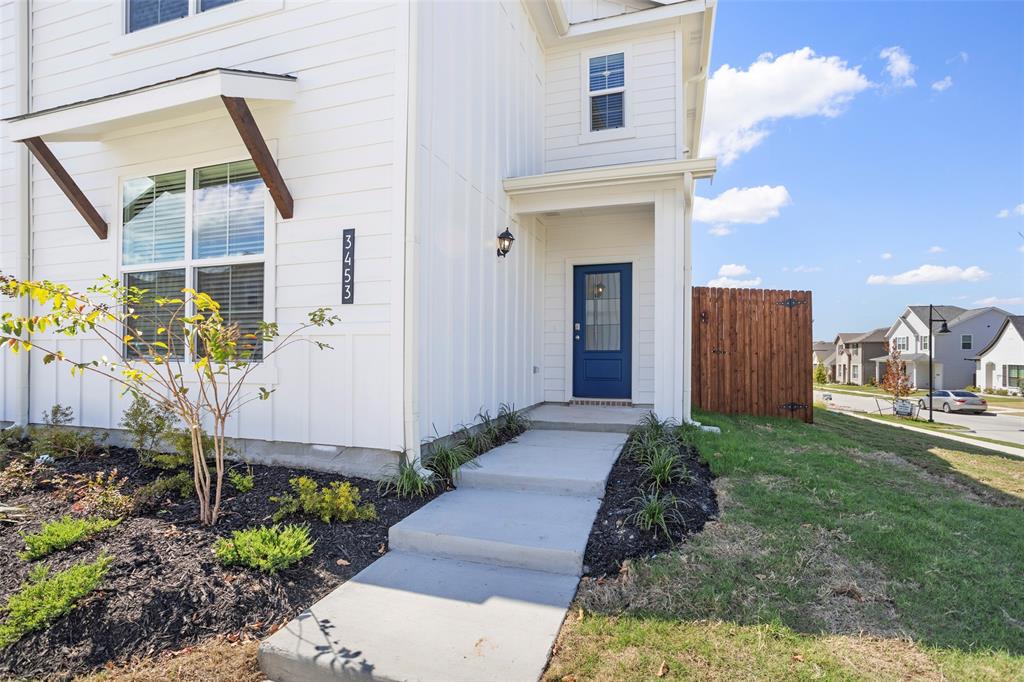 Beautiful townhome in GATED, PRIVATE community features light and bright open floor plan and expansive storage spaces. First floor boasts wood-look tile, spacious living room, kitchen with granite counters, stainless steel appliances, island, walk in pantry, and half bath. Upstairs includes second living area, laundry, primary ensuite, secondary bedrooms and secondary bath. Pets allowed on a case-by-case basis. Landscaping provided by the HOA! All of this PLUS the location is fantastic—close to thoroughfares and shopping, retail and restaurants!