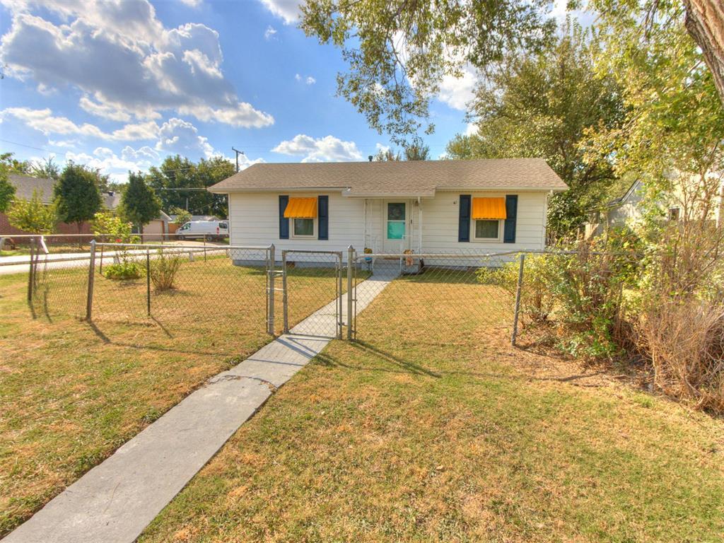 Welcome home to your beautiful 2 bedroom 1 bathroom with cottage like vibes. The home’s recent upgrades speak to both comfort and peace of mind. A new roof in 2022 and new windows throughout in 2024 ensure lasting value, while the updated bathroom features a 19” deep tub and shower, new sink, light fixture, and fresh paint—creating a clean, modern feel. Behind the scenes, essential systems have been thoughtfully improved with a re-piped gas line, and updated electrical panel with a whole-house surge protector, and upgraded outlets throughout. The kitchen is equipped with brand new appliances, perfect for everyday living or hosting guests. Additional highlights include a new locking mailbox, a new front door and storm doors on both entrances, enhancing both style and function. The home offers a spacious bonus room, ideal for relaxing or entertaining, and outside, you’ll find a beautiful garden and with improved crawlspace access for ease of maintenance. For hobbyists, DIY enthusiasts, or anyone who values extra space, the large detached 2 car garage with workshop area and air conditioning is a major bonus—providing ample room for storage, projects, or creative pursuits. Located in a convenient Oklahoma City neighborhood, this home combines timeless cottage appeal with smart updates, making it a standout choice for those seeking comfort, practicality, and character. Home warranty included!