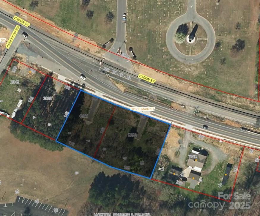 This listing is for two parcels of land located on E Main Street (Hwy 24/27) - Albemarle NC (655803425858 and 655803424923) which totals 0.86 acres with about 250 feet of road frontage along Hwy 24/27.  Prime location - just East of Anderson Rd/Barnard Rd/Main Street Round About - Curb cuts installed at previous home sites.  Property is also listed in Commerical Properties see MLS# 4211104. 


Additional adjoining parcel 655803427812 is also listed and available - See MLS #421112 for a possible combined total of 1.58 acres.