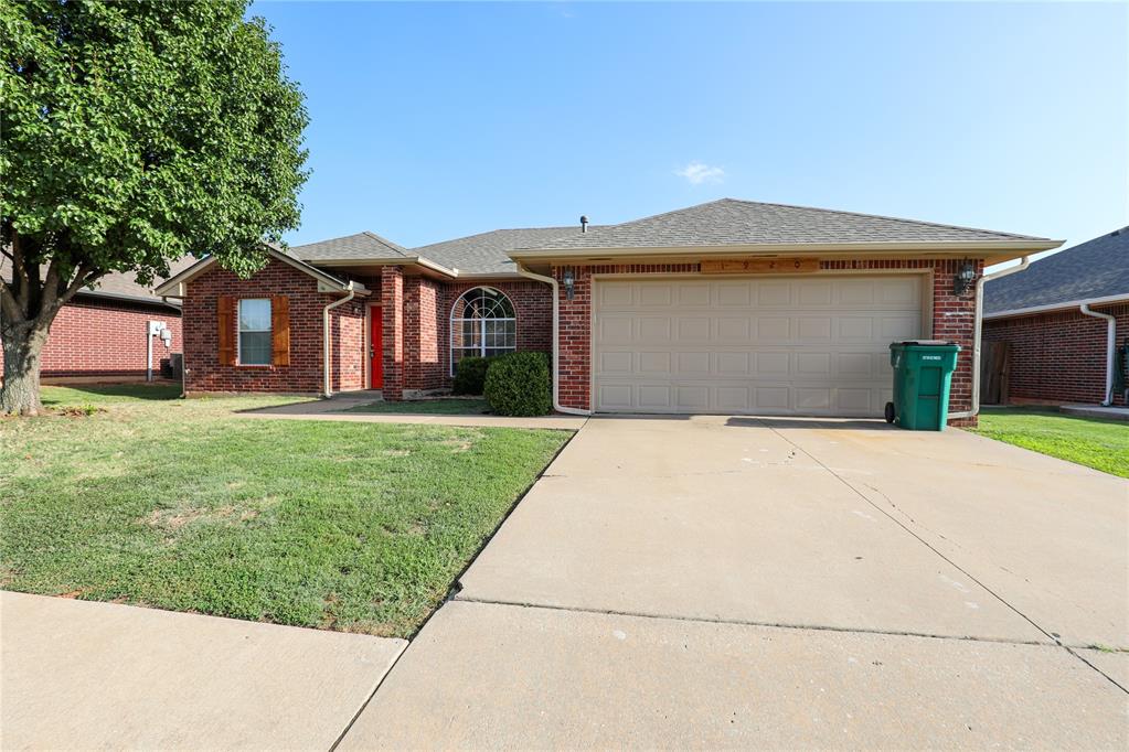 Perfect Edmond home for rent with 4 bedrooms, 2 bathrooms in Copper Creek. Edmond Schools. Open floor plan, fireplace in living, big dining room with stained concrete, fridge included, huge master closet. Nice patio and neighborhood has a park and pond. Must see!