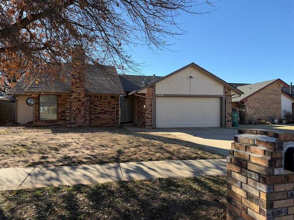 *** Seller has called highest and best due 2/11/2026 at 1:00PM *** Attractive brick home with great curb appeal and a welcoming layout. Step inside to a spacious living area featuring vaulted ceiling beams, a cozy fireplace with built-in bookcase, and a convenient walk-in bar—perfect for entertaining. The partially updated kitchen opens to the eating area, creating an easy flow for everyday living. This home offers three bedrooms and two full bathrooms, including a comfortable primary suite with its own private bath. Additional highlights include a two-car attached garage, fenced backyard, and an open patio ideal for outdoor relaxation. Sidewalks throughout the neighborhood add to the charm Buyers to verify all info. This property may qualify for Seller Financing (Vendee).