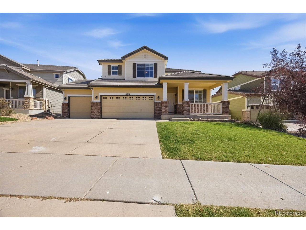 Welcome to this spacious 4-bedroom, 2.5-bath home in Parker offering an open, functional layout with plenty of room to gather and unwind. The kitchen features a center island, generous workspace, and stainless steel appliances, while the adjoining living area is enhanced by recessed lighting and a cozy fireplace. A versatile bonus room provides additional space for a home office, media room, or recreation area. Outside, enjoy a fenced backyard with a deck, patio, and covered porch-ideal for relaxing or entertaining. Additional highlights include luxury vinyl plank and tile flooring, an unfinished basement with future potential, and a three-car garage. Conveniently located near shopping, dining, parks, and major commuter routes, including E-470 and I-25.