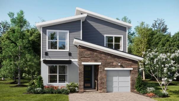 Come home to your very own personal paradise. The magnificent Alexander Palm is a two-story home that features five bedrooms, five bathrooms and a large combination dining and family room that overlooks the covered patio. There are two stunning owner suites, a fully-equipped kitchen, a one-car garage, and an upstairs loft. Affordability and value you have come to expect from Lennar. We have a limited release of NEW homes that sit on well-maintained sites, perfect for relaxing with friends and loved ones. With “Everything’s Included”, luxury and value go hand in hand. New highly energy efficient homes feature beautiful cabinetry, quartz countertops in both kitchen and bathrooms. Have the good life at Reunion Village! This stunning new community provides villa style homes, with high end finishes and resort style amenities. Amenities included: Swimming Pool, Splash Area, Tennis Court, Basketball Court, Volleyball Court, Fitness Center, Manned Security Gate, Sports Field. All of these amenities are INCLUDED in HOA. Close to major roadways and I-4, theme parks, and Orlando Health. Simply relax by the pool, watch your family have the time of their life.