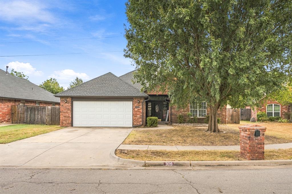 Conveniently located in west Norman, this 3 bedroom, 2 bath home has a traditional layout designed for comfortable everyday living. The home features a welcoming living area with a fireplace, a spacious kitchen, breakfast area, formal dining, and natural light throughout. The backyard is perfect for entertaining with the covered outdoor space, complete with a tiled floor, outdoor kitchen and fireplace. The backyard also features low-maintenance turf, providing a clean, well kept outdoor space ideal for relaxing and entertaining.