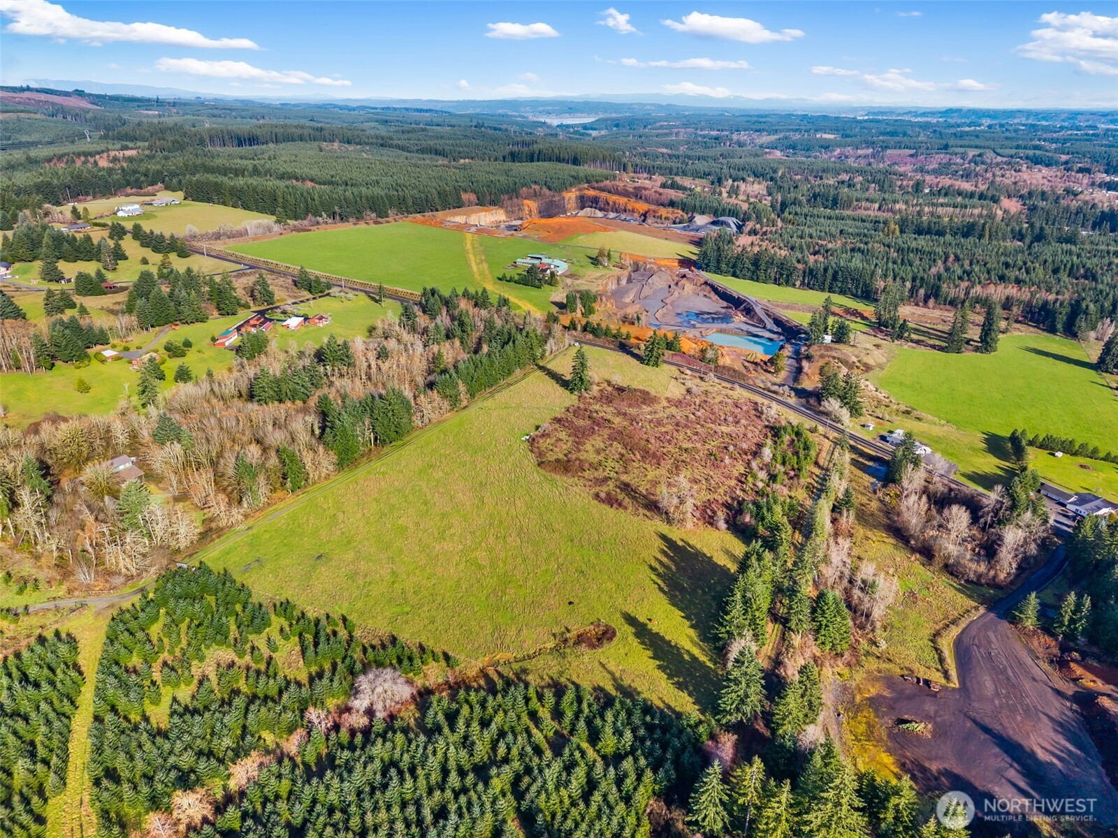 92 acres of rolling countryside offering a rare blend of privacy, usability, territorial & mountain views. The diverse property features a mix of  timber, open pasture, and gently sloping terrain. Well drilled in October 25' produces 10 GPM according to well log.This is ideal for a private estate, recreational retreat, or investment opportunity.    Subdivision possibilities (into 20-acre parcels, buyer to verify) present a compelling investment opportunity for future development or multi-generational ownership.    A rare opportunity to own a large, versatile piece of Pacific Northwest land.