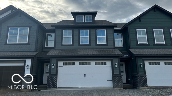 The Townhomes Collection features new townhome designs coming soon to the Abbott Commons master-planned community in Fishers, IN. Homeowners will enjoy a wide array of future amenities, including a swimming pool with a convenient pool house, a playground, and winding trails. Situated in the top-rated Hamilton Southeastern School Corporation, the area offers a family-friendly atmosphere with diverse attractions. Residents can attend year-round concerts and seasonal festivities at the Nickel Plate District Amphitheater. For outdoor enthusiasts, Geist Waterfront Park offers a beach, pirate-themed playground, picnic areas and a watercraft launch. This two-story townhome-style condo makes smart use of the available space. The open living area is on the first floor and includes a kitchen, family room and dining area with a covered patio attached. Upstairs are three bedrooms, including the owner's suite, as well as a versatile loft and laundry room. *Photos/Tour of model may show features not selected in home.