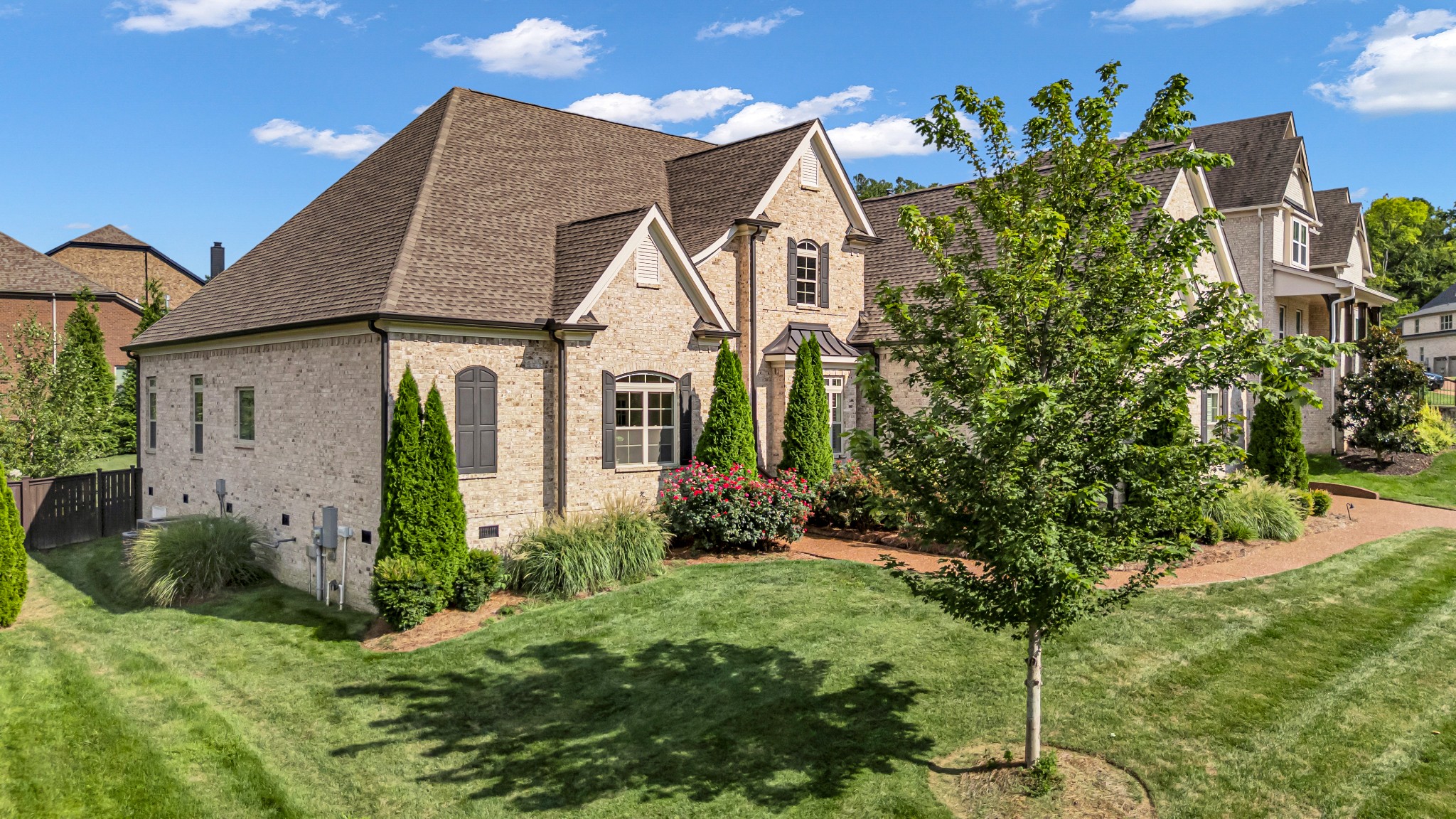 Come fall in love with Nolensville living! This former Turnberry model home showcases the popular St. Andrews floor plan, exceptional build quality, thoughtful design and upgrades throughout. *Primary One-Level Living*  From the moment you step inside, you’ll notice the tall ceilings, gorgeous designer lighting and beautiful finishes that give this home an elevated feel while still feeling warm and welcoming. The layout is a true standout with 4 bedrooms—including THREE on the main level—plus TWO dedicated home offices, offering incredible flexibility for working from home, homework, hobbies or simply having extra space to spread out. The main-level bedroom has an exceptional walk in closet with center island. Upstairs, a private 4th bedroom creates the perfect space for guests, teens or an additional retreat. The living spaces flow beautifully for both everyday life and entertaining, with the attention to detail you expect from a Turnberry-built home. As a former model, this home was designed to impress, with upgrades and special touches throughout that set it apart. Step outside to the screened-in back porch, the perfect spot for morning coffee, evening dinners or relaxing at the end of the day. Beyond the porch, you’ll find a level, private backyard surrounded by mature trees, offering plenty of room to play, entertain or simply enjoy a little extra privacy. And the location keeps getting better! Enjoy the charm and community feel Nolensville is known for while being just 8 minutes from the exciting new Publix and Kroger developments coming to the area, along with convenient access to shopping, dining and everything this growing community has to offer. Also just minutes from the growing developments in Triune!  This is a home and floor plan you’ll want to experience in person—come see what makes Nolensville such a special place to call home! WELCOME HOME!