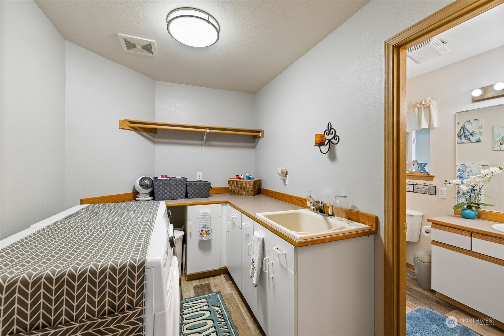 Large Laundry Room Plenty of Storage