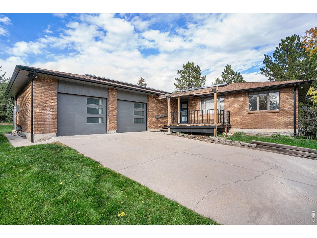 Fantastic, solid 4 bed/ 3 bath brick ranch on a peaceful 1/4 acre lot in desirable Dellwood Heights neighborhood! Great open flow floor plan, updated kitchen, main floor primary with private ensuite, bright and sunny dining room, gas fireplace, huge 29' x 27' family/rec room, lower level bedroom has private bath & walk-in closet, big 29' x 13' workshop, storage shed in backyard (9x14), and a south facing driveway! Main level has all new paint. Save money and live in comfort with paid for solar panels, skylights, whole house fan, solar tubes that bring in lots of natural light throughout the home and wired for double EV chargers in the oversized 2 car garage. Two decks, one for sunrise, one for sunset - live your best Colorado life in this fabulous, well taken care of home!