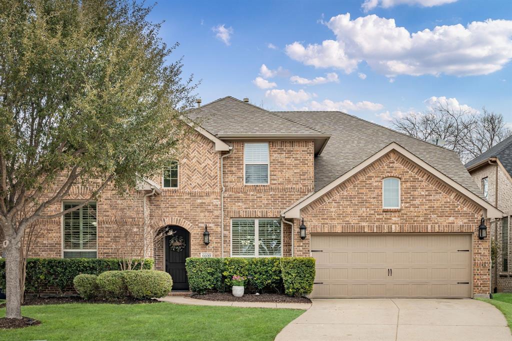 Here is your home to put down roots in established Stonebridge Ranch neighborhood! This beautifully maintained one-owner Highland Home offers the space, comfort, and setting today’s move-up buyers are seeking. Tucked away on a quiet street in highly regarded McKinney ISD, this home delivers a timeless floor plan in a community known for mature landscaping, amenities and long-term value. With 4 bedrooms, private office and 3.5 baths, the layout is designed for both everyday living, entertaining and room to grow! Soaring ceilings, hardwood floors, abundant natural light, fresh paint, carpet and shutters create a warm, polished feel throughout. The front office offers a quiet work-from-home space, while the expansive living area features a stone fireplace and seamlessly flows into the kitchen and breakfast area. The open kitchen offers generous cabinetry, ample counter space and a large center island for daily activities. The private primary suite located on the main level with backyard views, a large ensuite bath and a walk-in closet with direct access to the laundry room, supporting an active lifestyle. Upstairs includes a spacious game room and dedicated media room. 3 additional bedrooms are located upstairs, including 2 with ensuite baths, providing flexibility and privacy for guests. Enjoy outdoor living on the covered patio with a wood-burning fireplace and a backyard with room for a future pool and large play area. A 2-car garage and golf cart space complete the home, featuring built-in shelving. Residents enjoy Stonebridge Ranch amenities including pools, tennis courts, trails, lakes, parks, and the Beach Club. SBR offers two private golf courses. Convenient to H-E-B, Whole Foods, shopping, dining, medical facilities and major highways, this home offers a rare opportunity to enjoy an established McKinney lifestyle in one of the area’s most desirable communities and a top-rated ISD. This is an excellent opportunity for your next move! Refrigerator conveys.