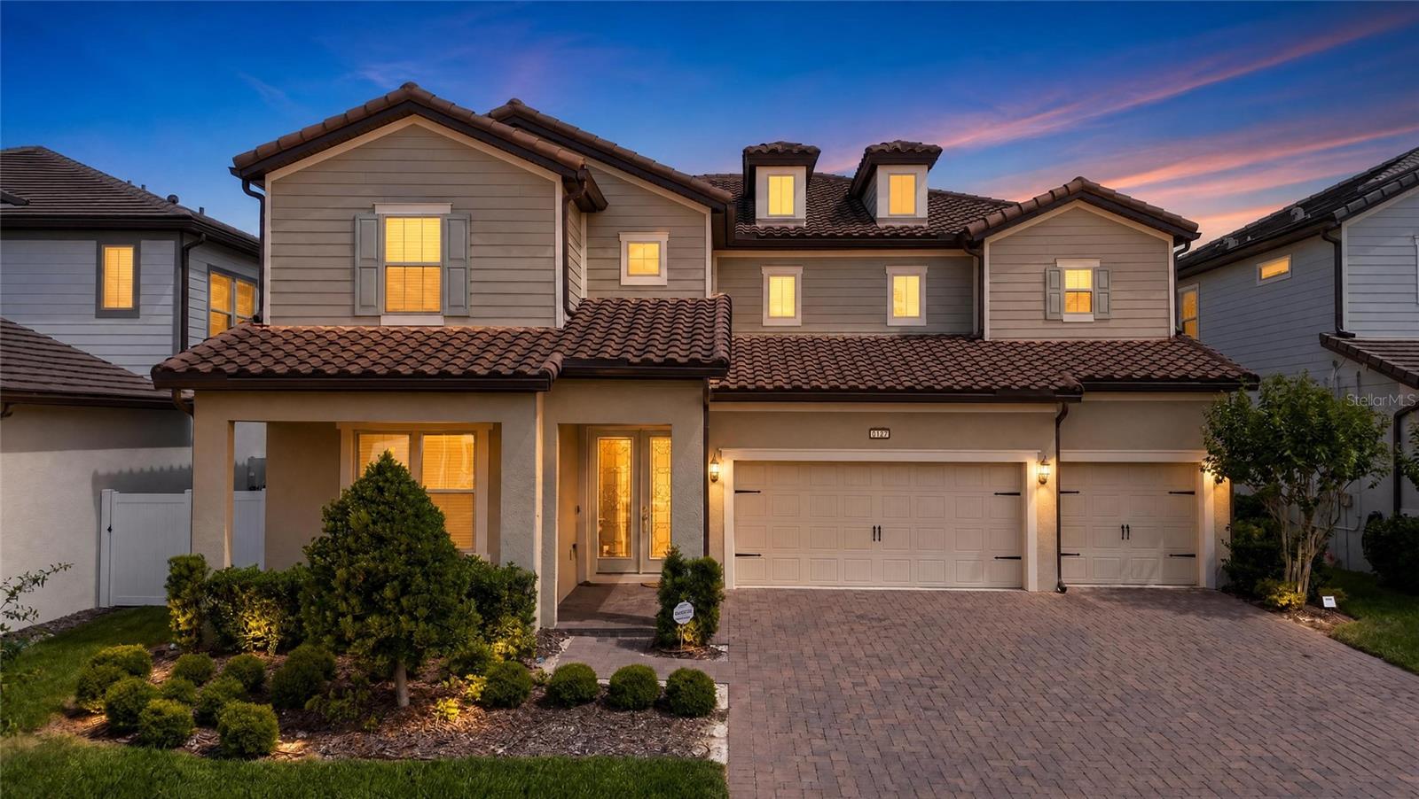Welcome to 8059 Leaf Grove Circle, a stunning Mediterranean-style residence located in the highly sought-after Dr. Phillips area. This beautifully designed home offers an exceptional blend of elegance, comfort, and convenience—just minutes from premier shopping, dining, and major highways.Step inside to a bright and open floor plan featuring spacious living areas and abundant natural light throughout. The thoughtfully designed layout places all bedrooms upstairs, providing privacy and separation from the main living spaces. Each bedroom boasts its own en-suite bathroom, offering ultimate comfort and convenience for family and guests alike.On the main level, you’ll find a versatile flex room that can easily be converted into an additional bedroom with the addition of a closet—perfect for guests, a home office, or multi-generational living.The home also features a spacious 3-car garage, providing ample storage and parking. Step outside to enjoy your private outdoor space complete with a built-in grill—ideal for entertaining or relaxing year-round in true Florida style.Don’t miss this opportunity to own a beautifully appointed home in one of Dr. Phillips’ most desirable locations!