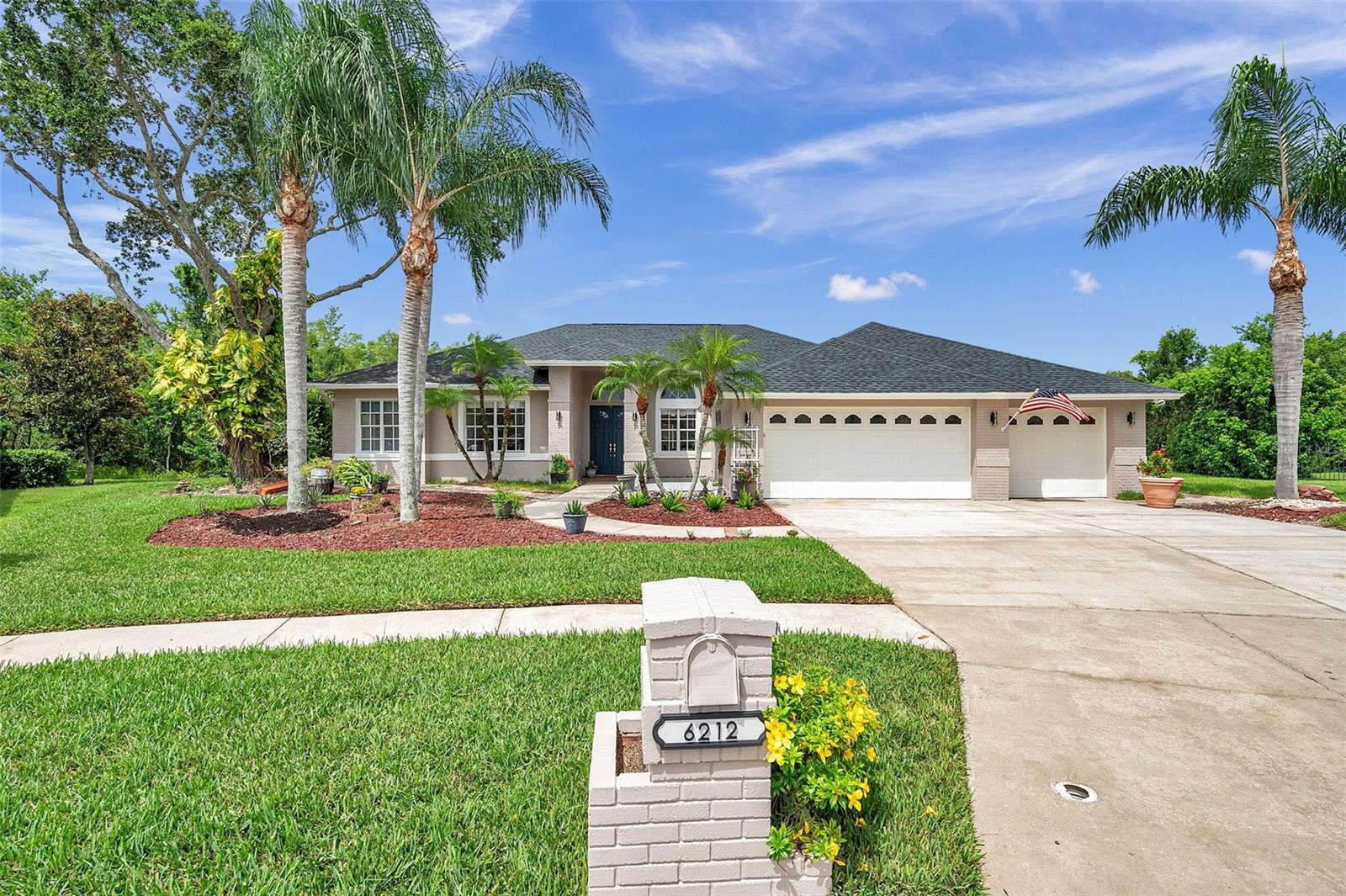 Welcome to 6212 Nimes Ct. – A Rare Gem in the Prestigious Cheval Golf & Tennis Community
Nestled on a peaceful cul-de-sac in the highly sought-after gated community of Cheval Golf and Tennis, this stunning single-story residence is located within the top-rated Steinbrenner School District. With 5 spacious bedrooms plus a dedicated office, 3.5 bathrooms, a 3-car garage, and a heated pool and spa, this home truly checks every box for luxury living.
Step inside to discover an expansive and thoughtfully designed floor plan. The oversized fifth bedroom offers incredible versatility—perfect for a mother-in-law suite, home theater, or game room. At the heart of the home is the fully renovated kitchen (2023), a true showpiece featuring a massive marble island with a deep sink, sleek soft-close cabinetry, stainless steel appliances (2022), and designer lighting (2025). The kitchen flows seamlessly into the family room, where a stone-accented gas fireplace creates a cozy and sophisticated focal point.
Throughout most of the home, you'll find wide-plank engineered hardwood floors (2022) that add warmth and elegance. The split-bedroom floor plan offers optimal privacy, with the primary suite situated on one side of the home. This serene retreat features a tray ceiling, updated lighting, a large walk-in closet, and direct access to the pool and lanai.
Outdoor living is equally impressive. Enjoy serene conservation views of the Brooker Creek Preserve from the screened-in lanai and extended paver patio, perfect for entertaining. The space is pre-plumbed for an outdoor kitchen and includes a dedicated pool bath. Unwind by the custom stone firepit, surrounded by privacy hedges and ambient string lighting for the ultimate backyard retreat.
Additional highlights include Fresh interior paint (2025) and exterior paint (2023), New roof (2020), A/C units (2021 & 2023), water heater (2023), washer/dryer (2022),  pool pump (2017),  12-foot ceilings throughout, a Jack and Jill bathroom shared by two secondary bedrooms (recently renovated), a fourth bedroom with its own private en-suite bath (renovated 2025)
The amenity-rich community of Cheval offers 24/7 staffed gated entrances, access to Cheval Golf Club, TPC Club, tennis courts, fitness center, resort-style aquatics, playgrounds, nature trails, and The Tavern Restaurant.
Located just minutes from the Veterans Expressway and Dale Mabry Highway, you're a short drive to premier dining, Tampa International Airport, and the cultural attractions of Downtown Tampa, St. Petersburg, and Clearwater.
This home is the perfect blend of elegance, comfort, and location—schedule your private showing today!