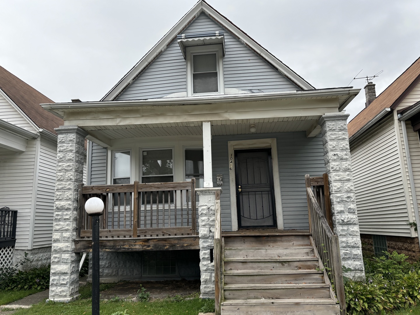 With some TLC make this property your next investment home. 3 bedrooms and 1 bath. Spacious 2-story home with basement. Nice 2 car garage. Fenced in yard. Property is SOLD AS IS.