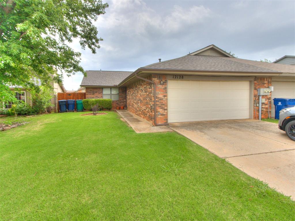 Beautifully well-maintained 2-bed, 2-bath home at 12128 N Dewey in Oklahoma City! This charming gem is tucked away on a peaceful street, offering both tranquility and convenience. It's the perfect spot for those seeking a clean, move-in-ready space in a central location. NEW ROOF!

Features include a spacious living area with a cozy fireplace, granite countertops in the kitchen, and a semi-open layout with the dining and living areas—ideal for entertaining. Two patio doors lead out to an open-air patio, perfect for outdoor gatherings. Additional storage is available throughout, including in the 2-car garage.

Located just 5 minutes to the nearest park, 10 minutes to Quail Springs Mall, and a short drive to local schools and main roadways, this home is ideally situated for easy access to shopping, dining, and more.

Buyer’s agents are welcome. Don’t miss this opportunity to own a beautiful home in a central and quiet neighborhood!