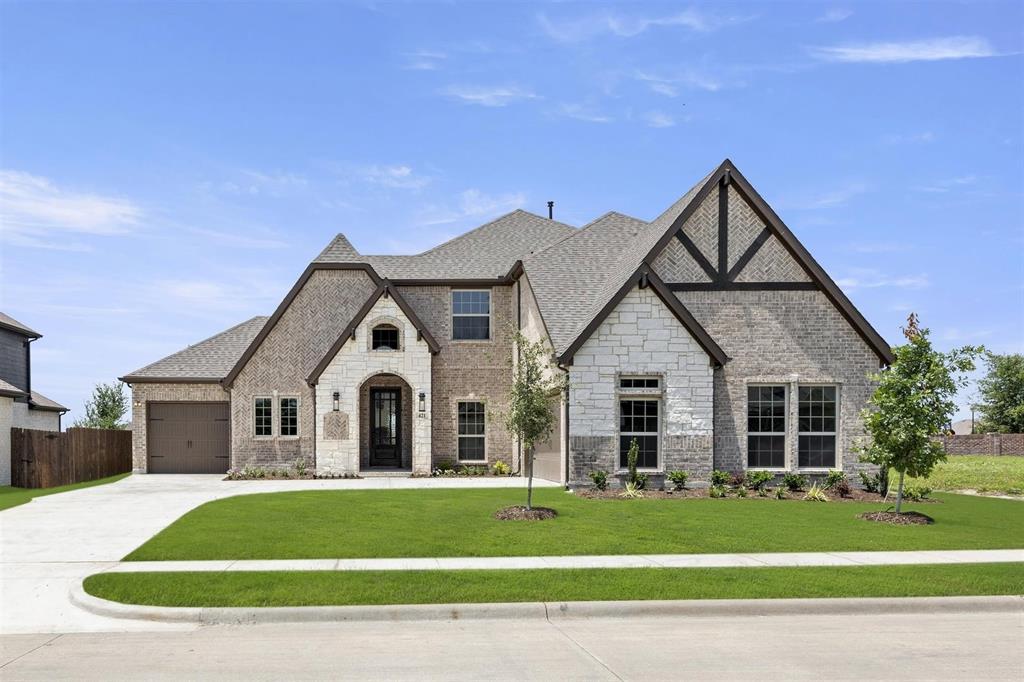 MLS# 20568047 - Built by First Texas Homes - Ready Now! ~ Discover this elegant 4-bedroom, 4-bath home with a striking elevation and 3-car garage. Features include a downstairs media room, grand curved staircase, chef’s kitchen with a California island, butler’s pantry, double ovens, and custom 42 cabinets. Enjoy wood flooring, a private study, a luxurious master suite with a spa-like bath, and an extended covered patio for outdoor living. Upstairs offers a loft, Jack-and-Jill bath, and versatile spaces. With its open-concept design and thoughtful details, this home is ready for you—schedule a tour today!