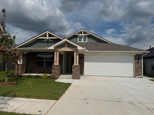 Newly built ENERGY EFFICIENT CONTSTRUCTION in the Abbot Lake community in SEOKC.  Moore school district. Conveniently located off SE 89th Street between Sooner and Air Depot Blvd on the south side of i-240.  Open floor design with wood look tile throughout the main living areas.  Master suite to the back of the home with walk in closet and large freestanding shower.  Secondary bedrooms to the front of the home complete with ceiling fans.  The kitchen island with sink overlooks the living room, adjacent to the breakfast area.  Stainless steel gas range with built in microwave, pantry and quartz countertops are a few highlights.  Large fenced backyard with covered patio and extended patio concrete make a great retreat with evening shade.  Pet friendly with additional refundable pet deposit.