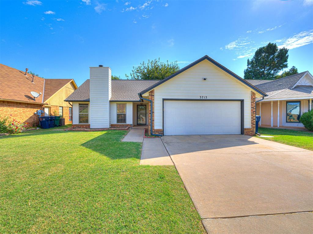 Welcome home to this beautifully maintained property in a quiet southwest OKC neighborhood! This charming home features numerous recent updates, hopefully offering peace of mind for years to come. Enjoy a remodeled primary bathroom (June 2020), new HVAC system (Sept 2023), and newer roof with gutters (Dec 2023). Exterior improvements include updated chimney siding (Aug 2024) and fresh exterior paint (July 2025). Inside, new carpet and paint (Aug 2025) makes the home move-in ready, while the upgraded microwave (Aug 2025) adds a modern touch to the kitchen. The spacious layout offers comfort and style, perfect for relaxing or entertaining. Conveniently located near schools and major highways!!