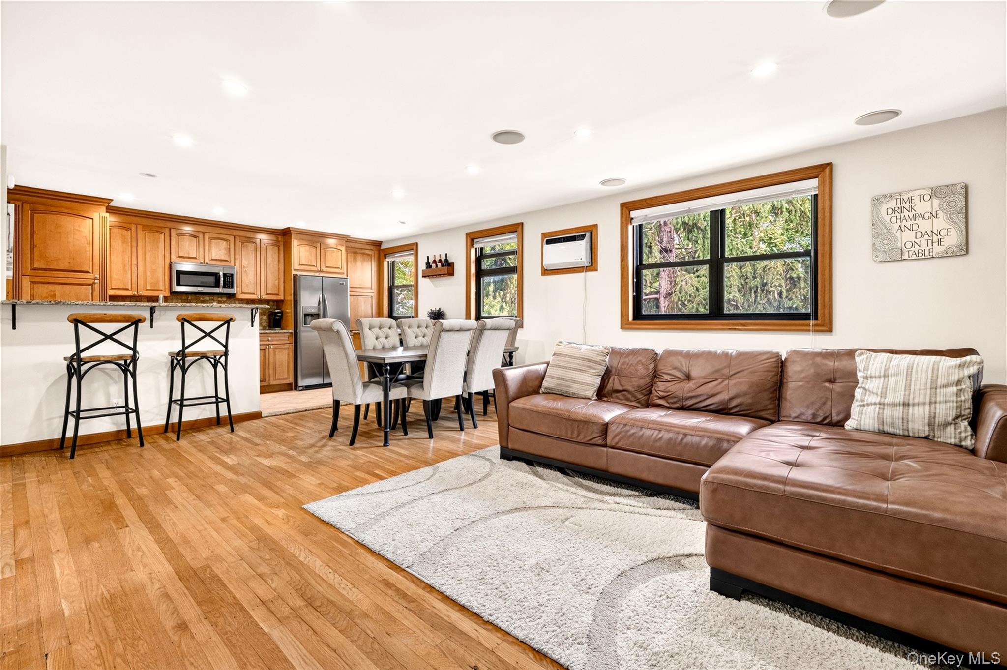Welcome to this move-in-ready two-bedroom upper-level co-op in Clearview Gardens, nestled in Whitestone’s desirable Country Club section near the golf course. An inviting open-concept living and dining area features hardwood floors, recessed lighting, and surround sound speakers.The kitchen offers custom cabinetry, granite countertops, and a breakfast bar with counter seating, perfect for casual dining. Appliances include a dishwasher, stove, microwave, and refrigerator. An in-unit washer and dryer adds everyday convenience, while a finished attic offers approximately 828 square feet of additional storage space.Conveniently located near shopping, dining, transportation, and parks, this home offers comfortable living with easy access to all that Whitestone has to offer.