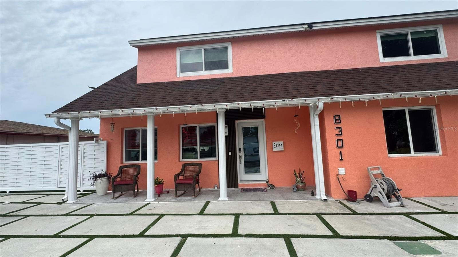 Welcome to Bay Crest Living!Discover this beautifully maintained and fully remodeled home, offering 2,274 heated square feet of comfortable living space, nestled on an expansive 99x100 corner lot. Enjoy privacy and endless entertainment in the fenced backyard, complete with a sparkling in-ground swimming pool with a 3x15 spa , a mini golf putting area, fruit trees, and a relaxing patio—perfect for gatherings or quiet evenings under the stars.Inside, you’ll find 4 spacious bedrooms with large walk-in closets, 3 full baths (including a newly added modern bathroom), and a convenient half bath on the first floor. The home features a cozy family room, a formal dining and living area, and a bright 28x12 Florida Room built with poured concrete block and reinforced with 5/8” rebar—ideal for relaxing or entertaining.Recent Upgrades and Key Features: • Roof just 5 years old • AC over 10 years, in very good condition • Water heater 2021 • Solar panels installed in 2021 • New Category 5 hurricane-impact doors and windows • Full home remodel—move-in ready • Brand-new modern appliances • Modern temperature-controlled toilets • Newer vinyl siding on the second floor for low maintenance • Fresh, soft color palette throughout • Carpet and ceramic tile flooring • 2-car garage • 1-year-new blown-in 7 ¾” insulationBONUS FEATURES: • Independent-entry bonus room with its own kitchen and modern full bathroom—perfect for guests, in-laws, or rental income. • Casita de desahogo (storage or hobby house) in the backyard. • Optional neighborhood boat ramp access for boating and water lovers. • Fruit trees for added enjoyment and shade. • Combination lockbox for showings.Situated in a prime location near shopping, dining, Citrus Park and Westshore Malls, the Veterans Expressway, beautiful beaches, and only 12 minutes from Tampa International Airport.Seller is motivated and willing to contribute toward buyer’s closing costs!This Bay Crest beauty offers the perfect blend of comfort, modern upgrades, convenience, and true Florida lifestyle living. Don’t miss this exceptional opportunity!