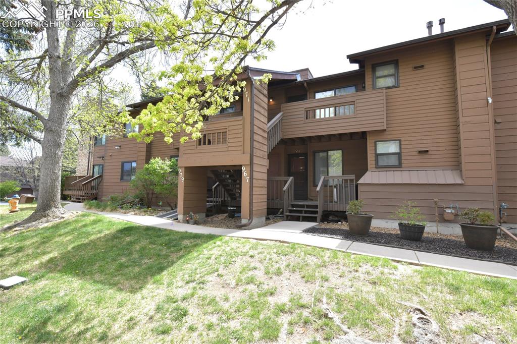 BRAND NEW – BRAND NEW – BRAND NEW!  One-of-a-Kind!  Affordable Condominium located in “The Best Kept Secret in Town”, Broadmoorings, with an ATTACHED 2-CAR GARAGE!  Great floor plan – with two separate master suites.  Roommates, maybe?  Here’s what’s brand new: ***New interior paint, new refrigerator, range & dishwasher, new kitchen counters and bar area, new carpet throughout main areas, new flooring in kitchen & baths, new bathroom counters, toilets & medicine cabinets, 3 new doors, new hardware!  Wow! ***Enter spacious living room w/ceiling fan.  Floor-to-ceiling stone-adorned fireplace.**The two good-size bedrooms each w/their own full baths.***Grounds here will soon be lush and beautiful.  Complex boasts a fenced swimming pool & clubhouse. Unit has locking storage closet.***HOA includes lawn care, snow removal, trash and in-unit water!  Take extra-long showers for free!  Quail Lake is just across the street.  Close to restaurants, shopping and World Arena.  What more could you want. A rare find indeed. Make this your home today!