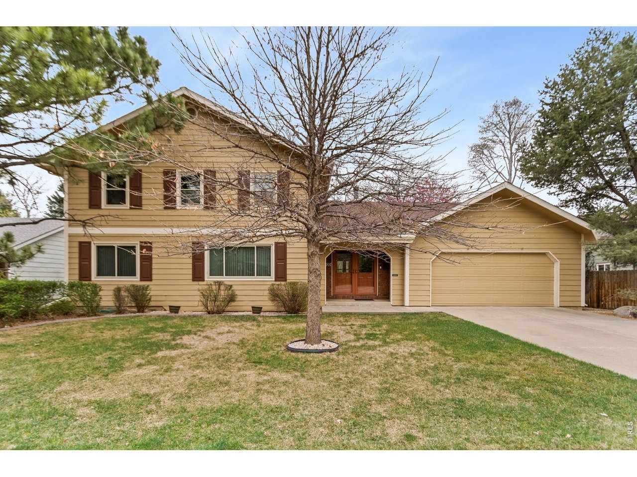 Wonderful opportunity in popular Nelson Farm! This traditional 2-story home with basement is ideally situated near the neighborhood pool, tennis courts, and bike trails, with easy access to shopping and everyday conveniences. Inside you'll find multiple living spaces including a formal dining room, living room, and cozy family room. The partially finished basement offers great storage and flexible space for hobbies, recreation, or future expansion. The primary bathroom features a newer walk-in deep soak tub, and solar tubes add extra natural light. Enjoy relaxing on the covered back porch overlooking the backyard with mature landscaping and fruit trees. An attached 2-car garage completes this well-located home.