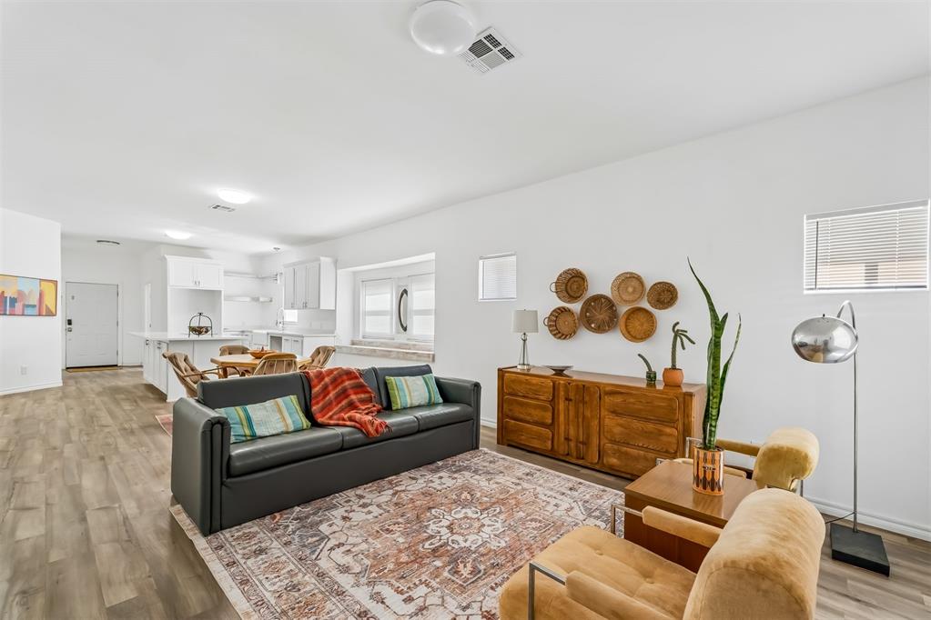 Welcome to 1220 NW 10th St, a beautifully updated home that blends modern finishes with timeless charm, all in one of Oklahoma City’s most convenient locations. Just minutes from Downtown OKC, the Plaza District, and all the city’s hottest restaurants, shops, and entertainment, this home puts you right where you want to be.Step inside to a bright, open-concept layout featuring fresh, clean finishes, updated flooring, and abundant natural light throughout. The spacious living and dining areas flow effortlessly, creating the perfect space for both relaxing and entertaining.The stunning kitchen is a true centerpiece, showcasing sleek white cabinetry, a large island and plenty of prep space for hosting or everyday living. The bathrooms have been upgraded with nice tile and modern fixtures, giving a fresh feel. Outside, enjoy a generously sized lot with room to expand, entertain, or create your ideal outdoor space, all while being moments from major highways for an easy commute anywhere in the metro. Whether you’re looking for your next home or an investment opportunity, this property checks all the boxes, location, style, and convenience.