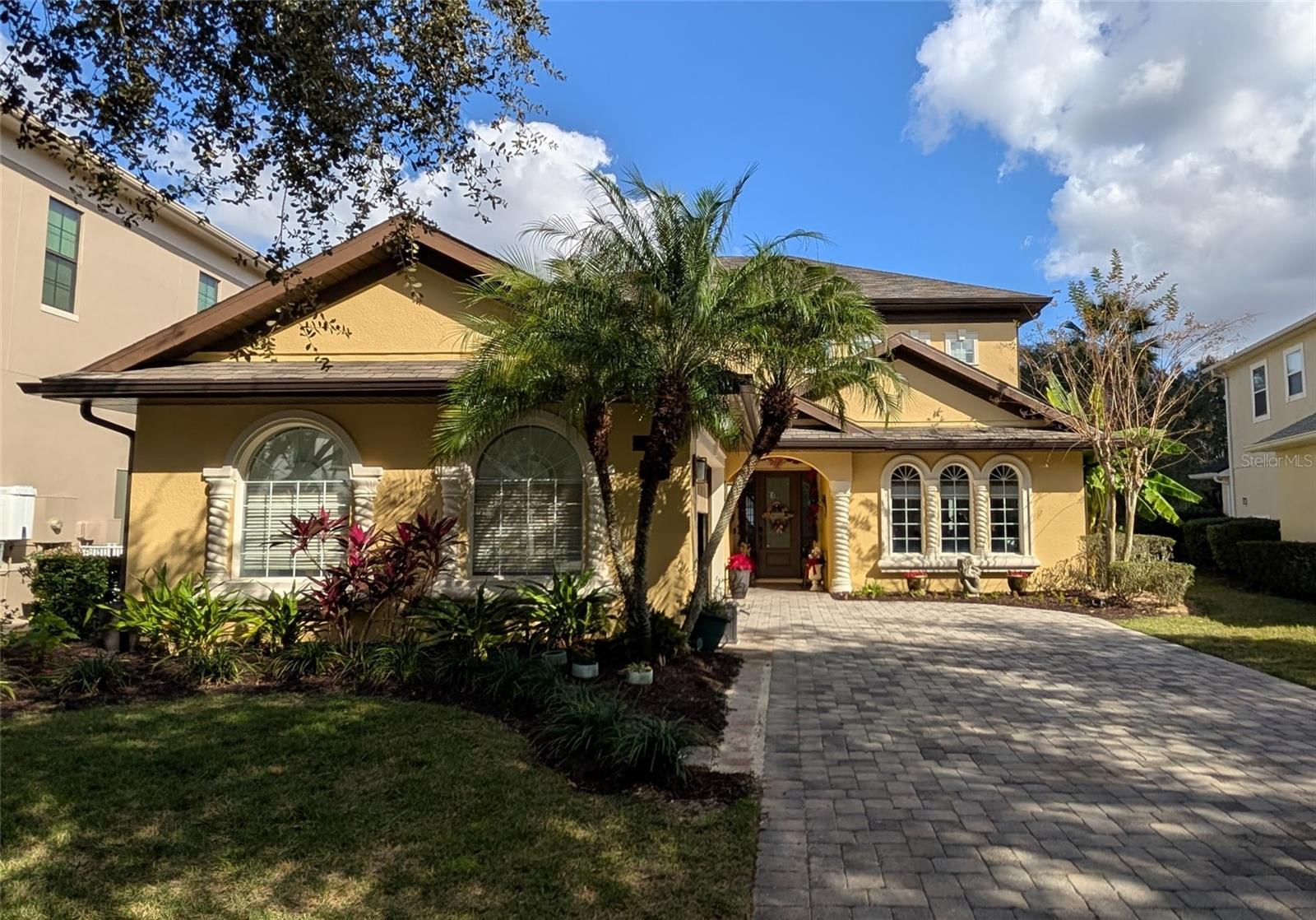 ACTIVE GOLF MEMBERSHIP* Motivated Seller*  Fully Furnished & Move-In Ready Step into a chef’s dream kitchen featuring a premium Thor appliance package and an impressive 14-foot luxury quartzite island. The open-concept great room flows seamlessly to the covered patio, pool, and breathtaking views of the 4th hole of the Watson Golf Course. With no rear neighbors—only tranquil conservation—you’ll enjoy unmatched privacy and serenity. The spacious downstairs owner’s retreat offers a large walk-in closet, separate water closet, new cedar sauna, double vanities, make-up table, and an oversized shower. A first-floor guest bath provides convenient pool access, while the laundry room includes a deep sink. Up the newly carpeted(2025) stairs, the entertainment loft is designed for fun and relaxation with a newly felted pool table, wet bar, sectional sofa with pull-outs creating 2 twin beds, and large sliders opening to a roomy covered deck with unobstructed fairway views. A second owner’s suite upstairs features balcony access, a luxury ensuite with custom built-ins, and a walk-in closet. Two additional bedrooms include one with a walk-in closet and another with a Star Wars theme. The upstairs hall adds a linen closet and a full bath with new fixtures. The garage is painted in STAR WARS theme, includes large storage closet. UPGRADES in 2022 include: large format tile throughout great room and laundry, all appliances (washer, dryer, Thor 4 door refrigerator, Thor Dishwasher, Thor drawer microwave, Thor 48 inch hood, Thor 48 inch double oven with 6 gas burners and a griddle, outdoor kitchen, tankless gas water heater, and LVP in bedrooms. 2025 UPGRADES: new paint in and out, gutters, roof, cedar sauna, carpet, bathroom tiles. This exceptional WIDE LOT home is on a quiet dead end street with many year-round neighbors and comes with a membership to the Reunion club - three signature golf courses, a five-acre water park, tennis and pickleball, fitness center, restaurants and more—schedule your private showing today! JUST REDUCED ----