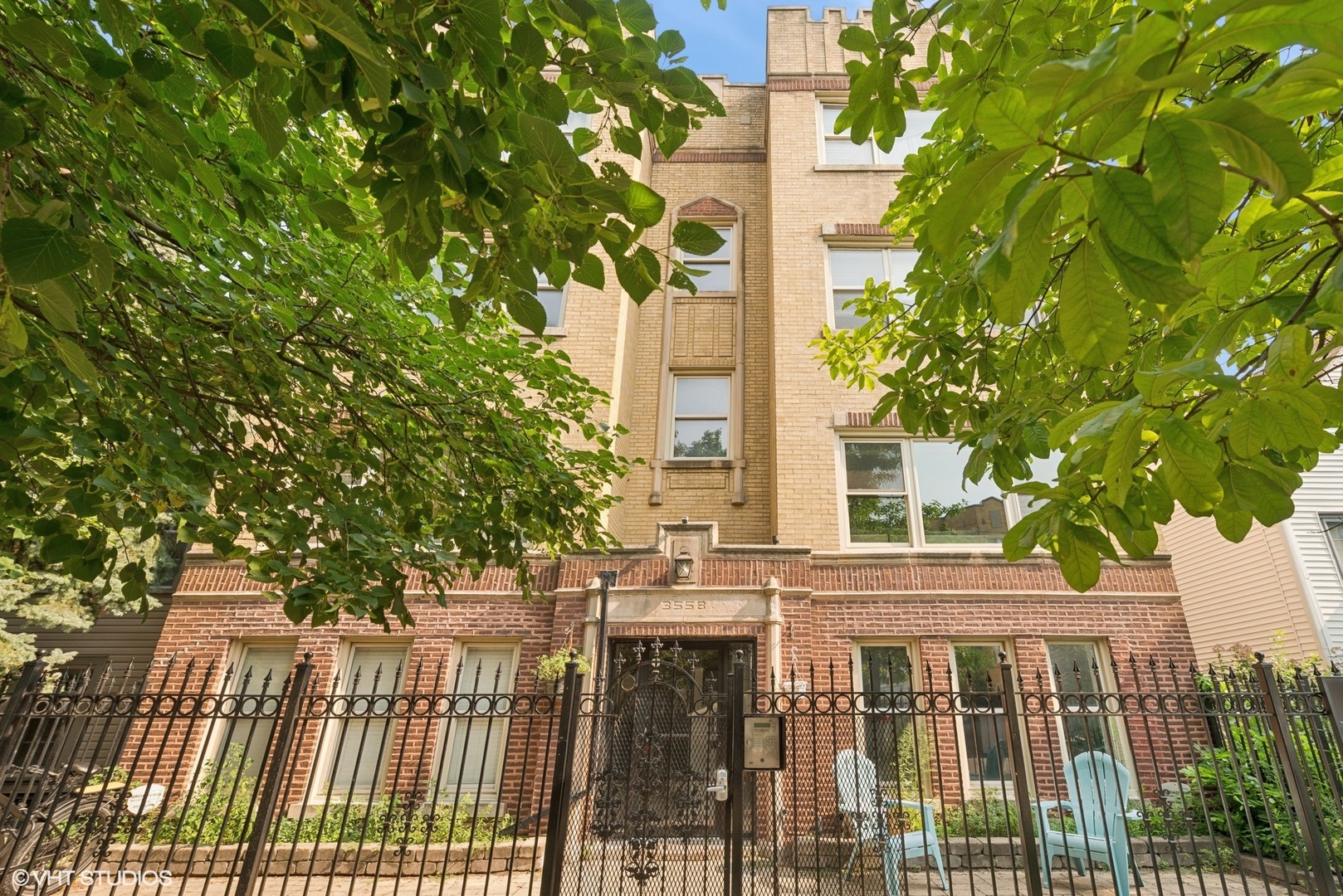 Beautiful, Bright, English-Style Garden Condo in Prime Logan Square. This Impeccably Renovated Unit is Located in a Classic Full-Masonry Historic Building. Only Two Steps Down from Main Level, this Place, Loaded with Natural Light, Offers a Wonderful Balance of Character and Comfort.  Expansive Living Room Ensconced with Exposed Brick Walls, a Cozy Gas Fireplace, and Rich Hardwood Floors Throughout.  Modern Eat-In Kitchen with Custom White Cabinetry, Granite Counters, SS Appliances, and a Built-In Wine Rack. Adjacent Dining Area with Access to the Spacious Private Patio.  True Primary Suite with Space Enough for a King-Sized Bed, Large Closet, and offers Direct Access to the Updated Bathroom with a New Custom Vanity. Generous 2nd Bedroom, In-Unit Laundry, Central Heat/AC, and New Lighting Round Out this Home.  Amazing Logan Square Location near Shops, Restaurants, Parks, and Cafes.  Close Proximity to Award Winning Lula Cafe, Park & Field, Giant, Palmer Square Park, Logan Square Farmers Market, and the 606.