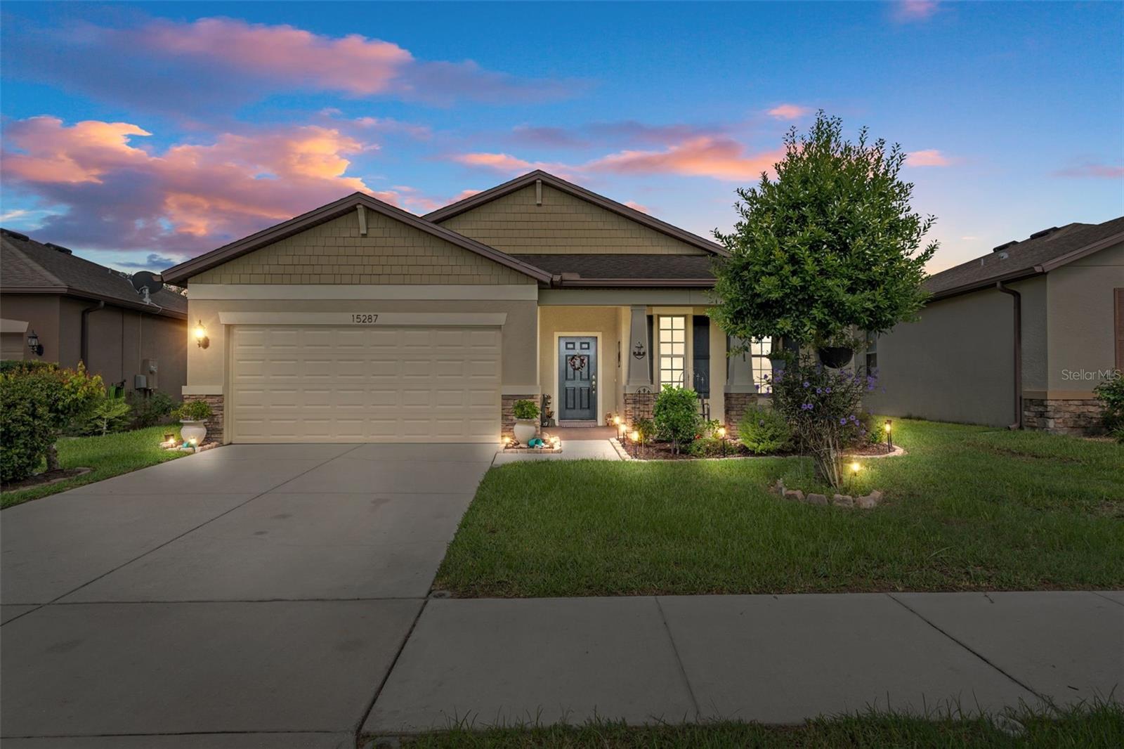 Why You’ll Love This Home!
This stunning 2017 Pulte-built home in Trillium Village is full of charm, character, and upgrades you’ll love. Perfectly positioned right across from the sprawling community field, this home offers both space and lifestyle.
 HIGHLIGHTS:
3 Bedrooms 2 Bathrooms
Split floor plan with high ceilings and open living space
Kitchen, dining, and family room seamlessly connected for easy living
Crown-molded tray ceilings + large sliders leading to your covered lanai 
INTERIOR FEATURES:
Beautiful ceramic tile & luxury vinyl plank flooring throughout
Open kitchen with a large island, stainless steel appliances, granite countertops, tile backsplash, and solid wood cabinetry
Spacious great room with elegant crown molding and tray ceilings
Primary suite featuring tray ceilings, crown molding, a full walk-in closet, and a spa-like en-suite with frameless glass shower + dual-sink vanity
OUTDOOR LIVING:
Covered lanai with extended paver patio
Fenced backyard with a 6ft PVC privacy fence
COMMUINITY:
Resort-style pool & clubhouse
Close to shopping, dining, golf courses, and nature parks
EASY COMMUTE:
3 mins to Suncoast Parkway
30 mins to Tampa
2 mins to Pasco County line
FIRST TIME HOME BUYERS:
If you haven’t owned a home in the last 3 TIME years, you may qualify for the SHIP Program:
Up to 20% down payment & closing cost assistance
Funds can also help buy down your rate
? No repayment required if you live in the home 5+ years and don’t refinance
Limited funds available — call today for details!