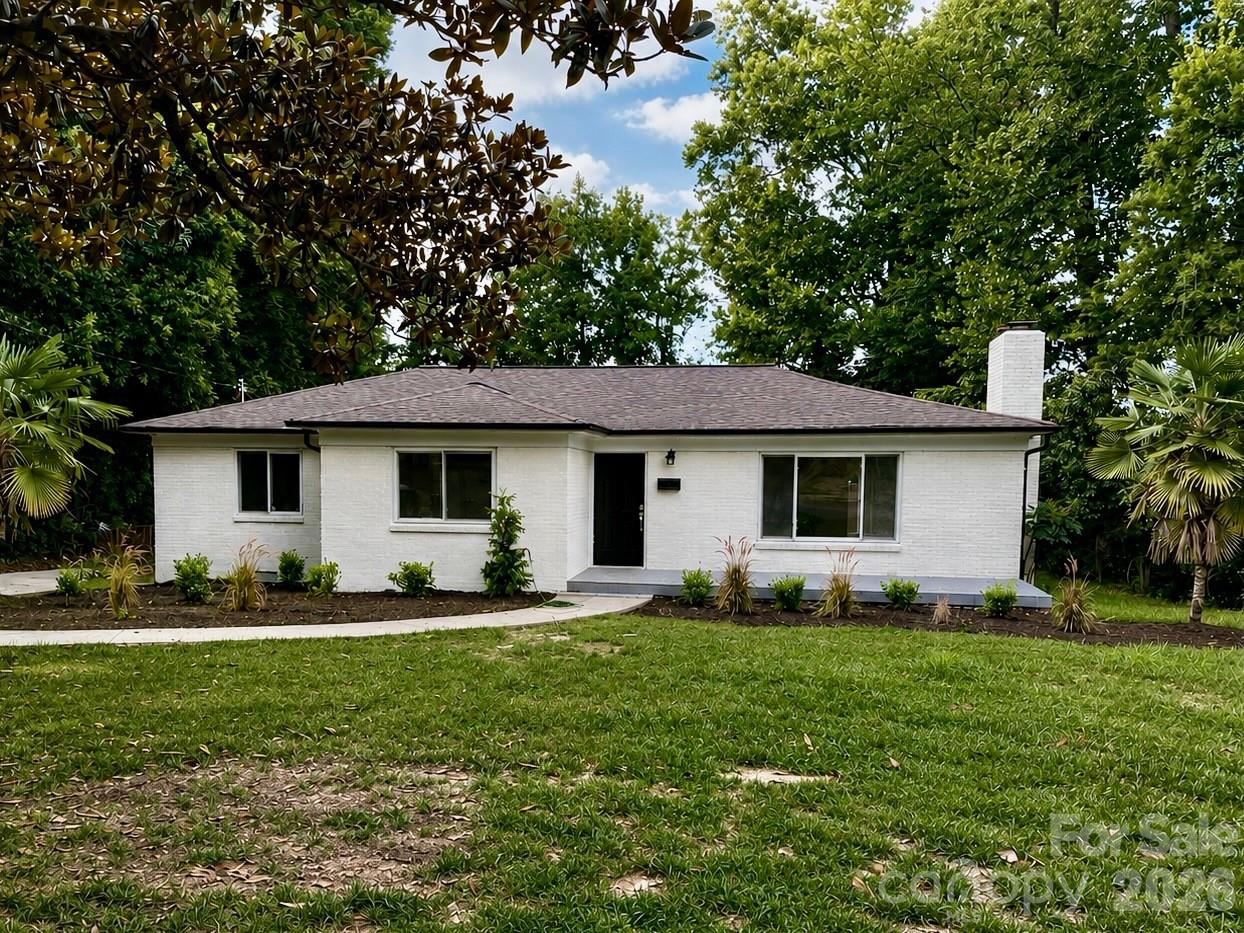 Conveniently located near Oakhurst and Cotswold, with local favorites like Common Market and Night Swim Coffee nearby, plus easy access to Plaza Midwood and Uptown Charlotte. This turnkey, full-brick home has been beautifully renovated with fresh interior and exterior paint, refinished hardwood floors, updated bathrooms with new tile, and a refreshed kitchen featuring quartz countertops. A new HVAC system and ductwork provide added comfort and peace of mind, while the versatile flex area is perfect for a home office or sitting room. Outside, enjoy an impressive .45-acre lot with a spacious, tree-lined backyard and above-ground pool. Move-in ready and waiting to impress!