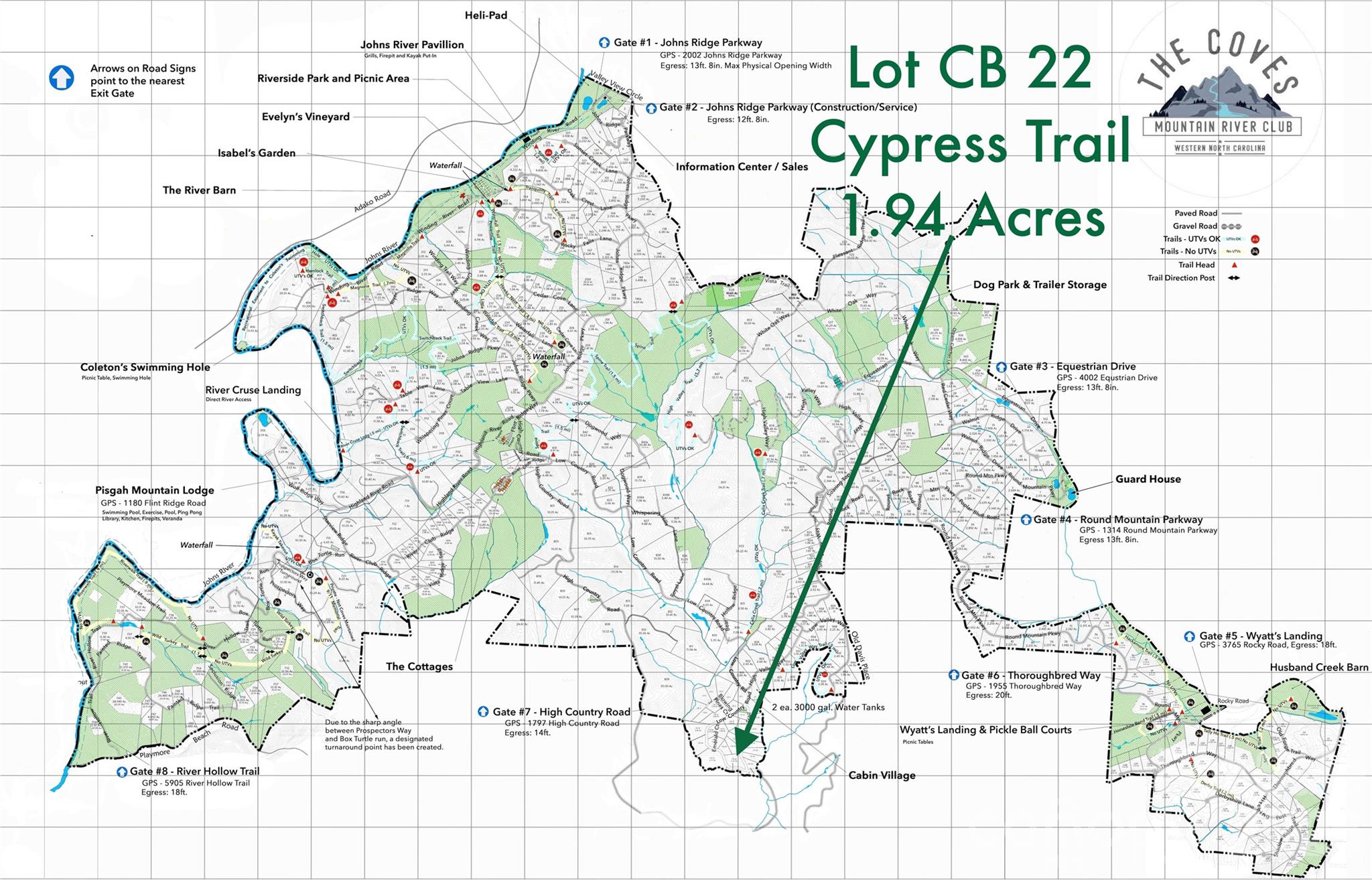 1.94 acres, Lot CB22, Cypress Trail CB22