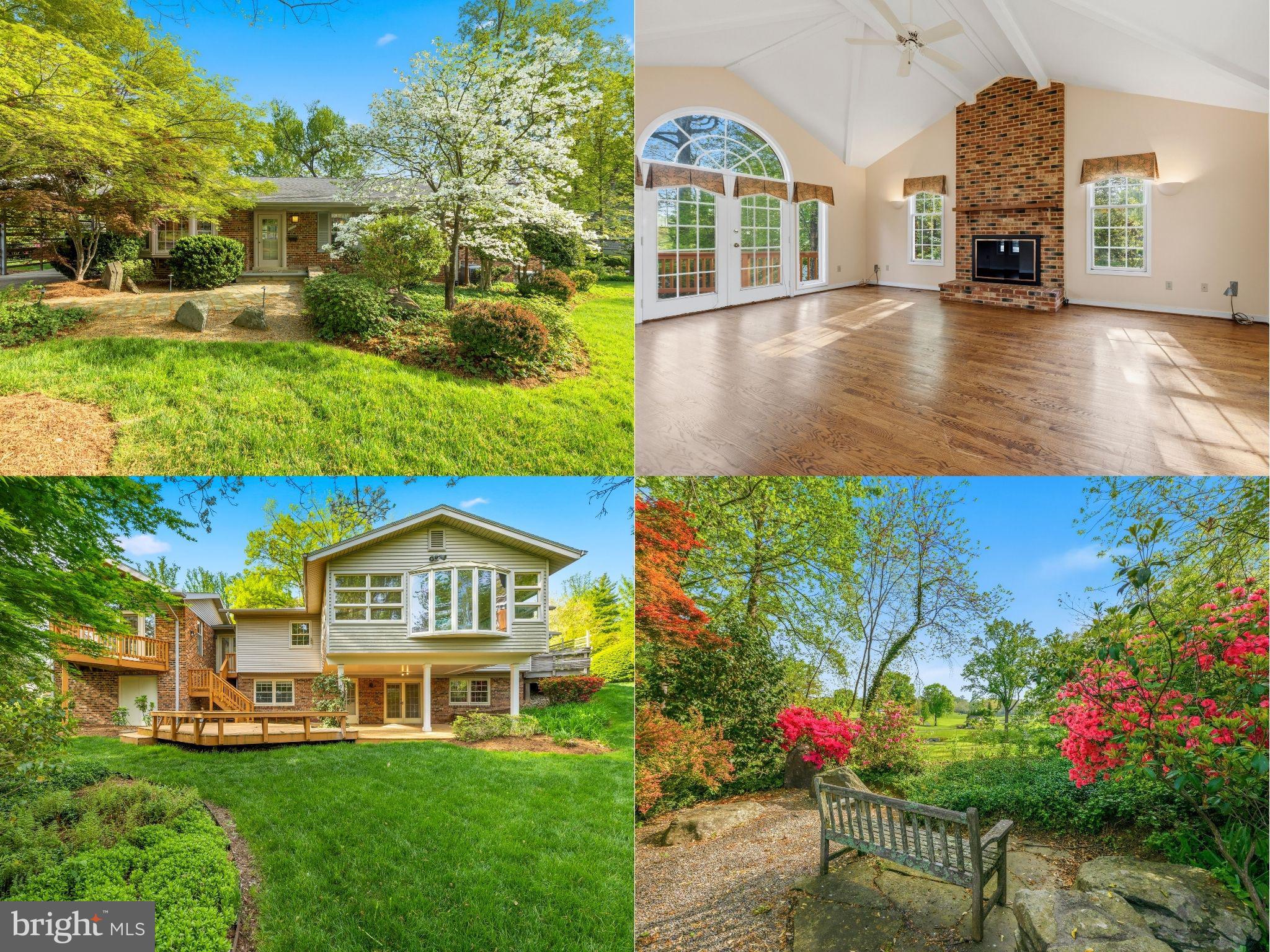 Welcome to 6713 Bellamy Ave, a stunning, expanded home backing to the Springfield Country Club golf course, where opportunities like this rarely come along. Thoughtfully enhanced with a full addition, this home offers 4 bedrooms, 3 full bathrooms, and over 2,900 square feet of beautifully designed living space. Step outside to a backyard that feels like your own private botanical garden, complete with serene golf course views. This is the kind of home that truly has to be experienced in person to be fully appreciated and once you do, it is unforgettable. Enjoy the ease of main level living and the ability to move right in and start your next chapter.The main level features hardwood floors throughout and a galley kitchen with a Bosch 5-burner gas cooktop and plenty of cabinet space. The kitchen flows into the dining area and connects to the rest of the main level. The added great room is a sun-filled space wrapped in windows on three sides with hardwood floors and views straight out to the golf course and lush landscaped yard. It flows seamlessly from the main living area and is a room you will want to spend time in every single day.The primary suite is in a class of its own. It features soaring vaulted ceilings with exposed beams, a ceiling fan, a floor-to-ceiling brick gas fireplace, arched window, and French doors leading to a private deck. The walk-in closet offers built-in oak shelving, and the ensuite bath includes an oversized jetted soaking tub and a separate glass-enclosed shower. Down the hall you will find two additional bedrooms and a full hall bath.The lower level has a large open rec room with a wood-burning fireplace, built-in bookcases, and French doors to the backyard. There is also a fourth bedroom, a full bath, and a large unfinished storage and utility area. An additional oversized storage room with its own exterior access from the backyard offers plenty of room for the extras.Outside, the yard is something special. Multiple deck levels, mature Japanese maples, azaleas, dogwoods, stone walls, and winding garden paths lead to a quiet seating area overlooking the golf course. The underground irrigation system keeps everything green and well maintained.Updates include a 2023 water heater and two Carrier HVAC systems, with the primary suite on its own dedicated unit for added comfort. The Carrier Infinity Touch smart thermostat and whole-home air purifier are included as well.Zoned for West Springfield Elementary School, Irving Middle School, and West Springfield High School. Excellent location just outside the Beltway! Convenient access to major roads including Fairfax County Parkway, 395/495/95. Close to Metro bus stops, Franconia-Springfield Metro station, commuter lots, and the Rolling Rd/Burke VRE stations. Also nearby are George Mason University, Ft. Belvoir, Lake Accotink Park, Burke Lake Park, Huntsman Lake, South Run Rec Center, Springfield Golf and Country Club, Springfield Town Center, Springfield Plaza, and countless dining options. Just minutes to DC, the Pentagon, Reagan National Airport, Alexandria, Arlington, Tysons Corner, and more. Very walkable community with nearby bike trails and walking paths. Within two miles of local shopping centers including Huntsman Square, Rolling Valley Mall, and Burke Town Plaza. Nearby community swim and racquet clubs. Quick closing is preferred. Some photos are virtually staged. Make your appointment today!