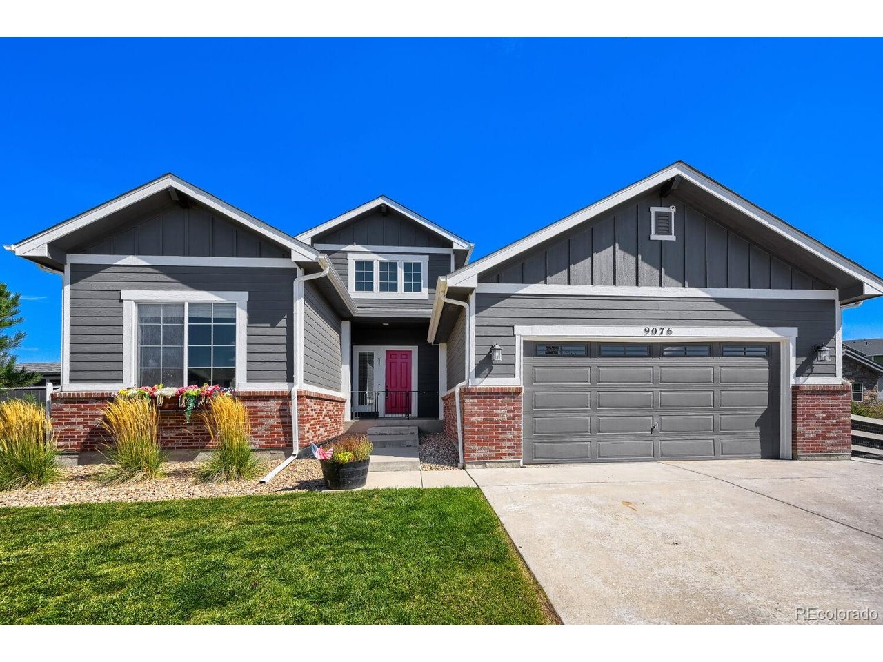 Welcome to 9076 Ferncrest Street - a beautifully maintained 4-bedroom, 3-bathroom ranch-stylePull up to 9076 Ferncrest Street and feel the difference. This home offers the best of modern construction with none of the cramped-lot compromises that so often come with it. Set on a generous 0.32-acre lot, this is a property that gives you room to breathe, room to play, and room to grow.Step through the front door and discover a home that lives far larger than you would expect. With 4,268 square feet of finished space, every corner has been designed for real life. The open-concept main level is flooded with natural light thanks to high ceilings and large windows. A separate formal dining space and an additional eat-in kitchen give you flexibility for everything from holiday dinners to casual weeknights.The primary suite is modern and spacious, with great closet space and a private ensuite bath. Three additional bedrooms and three full bathrooms mean everyone has their own space and no one waits in line on busy mornings. Cozy up by the fireplace insert in the family room on chilly Colorado evenings.The finished basement is a destination in itself - a second living area, recreation room, home gym, or guest suite, plus additional bedrooms and bathroom that make it ideal for multi-generational living or long-term guests. With the heavy lifting already done, this space is ready for movie nights, game days, hobbies, or simply spreading out. The possibilities are entirely yours.The garage is a standout feature - it can hold three cars, with one side configured as a tandem spot. Whether you need space for vehicles, outdoor toys, or a dedicated workshop, this garage delivers. And the backyard is a large, private yard with a storage shed, perfect for dogs, kids, gardening, or simply enjoying the Colorado sunshine. The front and rear sprinkler systems keep the landscape looking sharp with minimal effort.2% Seller Credits with Preferred Lender