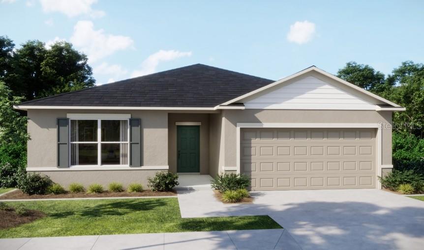 Pre-Construction. To be built. Perfectly positioned just 1.5 miles from the heart of Edgewater and only 4.5 miles from the sandy shoreline of New Smyrna Beach, this homesite places you at the center of Florida’s coastal lifestyle. Set within an established neighborhood with city water and sewer, the setting blends everyday convenience with the peaceful charm that makes Edgewater so desirable. Nestled along the scenic Indian River and moments from the Atlantic Ocean, this welcoming community is known for its relaxed pace, boating and fishing opportunities, and the kind of laid-back atmosphere where every day feels like a getaway.The Maple floor plan brings that lifestyle home with a thoughtful design that balances comfort, flexibility, and modern style. A welcoming entry foyer opens to two secondary bedrooms and a full bath, creating an ideal space for guests. One bedroom includes a walk-in closet, adding extra storage and functionality.The heart of the home unfolds into a bright, open living, dining, and kitchen area designed for both everyday living and entertaining. Wood-like ceramic tile flooring runs throughout the main living spaces, while six additional LED lights enhance the great room, creating a warm and inviting atmosphere. The kitchen stands out with granite countertops and a layout that keeps everyone connected.At the rear of the home, a versatile flex room provides endless possibilities, perfect as a dining area, home office, fitness space, or creative retreat. An additional secondary bedroom nearby adds even more flexibility to fit your lifestyle.Privately situated for maximum comfort, the owner’s suite serves as a peaceful retreat featuring a spacious walk-in closet and a beautifully appointed bath with dual sinks, granite countertops, and an oversized ceramic tile walk-in shower with an upgraded glass enclosure.Step outside to the extended patio, an ideal place to enjoy morning coffee, evening sunsets, or weekend gatherings while taking in the coastal breeze. The home also includes hurricane shutters, architectural shingles, and a full suite of smart home features such as a Ring Video Doorbell, Smart Thermostat, and Keyless Entry Smart Door Lock. Plush carpet in the bedrooms adds comfort, while durable finishes throughout ensure lasting beauty.Backed by a full builder warranty, The Maple combines quality craftsmanship with an unbeatable location. Here, you’re not just buying a home—you’re embracing a lifestyle where boating, beaches, and riverfront sunsets are part of everyday living, in a place where others vacation and you call home.