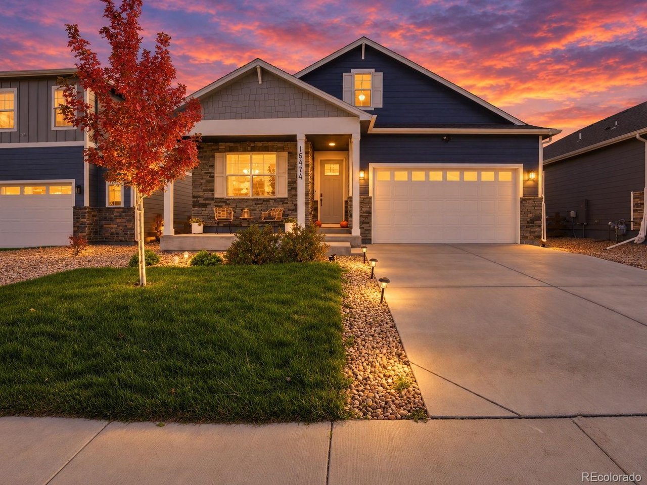Looking for a ranch that's hard to find & even harder to replicate? 5 bedrooms with FOUR on the main level! Located on a cul-de-sac in Willow Springs Ranch, this home offers an ideal location minutes from the U.S. Air Force Academy gate with convenient I-25 access for Denver commuters.Inside, designer lighting creates a distinctive, curated feel. The open-concept living space features 9-foot ceilings, luxury vinyl plank flooring, an electric fireplace & a stunning kitchen with all the features buyers want: quartz countertops, large island with seating, gas range, stainless steel appliances & spacious corner pantry.Set apart from the three secondary bedrooms, the main-level primary suite offers welcome privacy. Beautiful finishes elevate the ensuite bath with dual sinks, spacious shower & generous walk-in closet. Three additional well-sized bedrooms, main-level laundry & abundant storage closets make this rare floor plan as functional as it is beautiful.The professionally finished basement offers an expansive family/rec room with a second electric fireplace, spacious fifth bedroom & gorgeous full bathroom. A substantial unfinished area provides flexibility for a home gym, craft room, workshop or exceptional storage.The backyard is every bit as impressive! An oversized patio, expansive custom pergola & upgraded landscaping create an incredible setting for outdoor entertaining. The standout feature? Custom privacy fencing surrounds the hot tub retreat, offering seclusion rarely found in the neighborhood while preserving spectacular mountain views. Privacy where you want it, views you'll never tire of!Qualified VA buyers may assume the seller's 5.3% VA loan with substitution of entitlement. Approx. $497K balance, PITI under $3,600/mo & equity gap of approx. $98K.