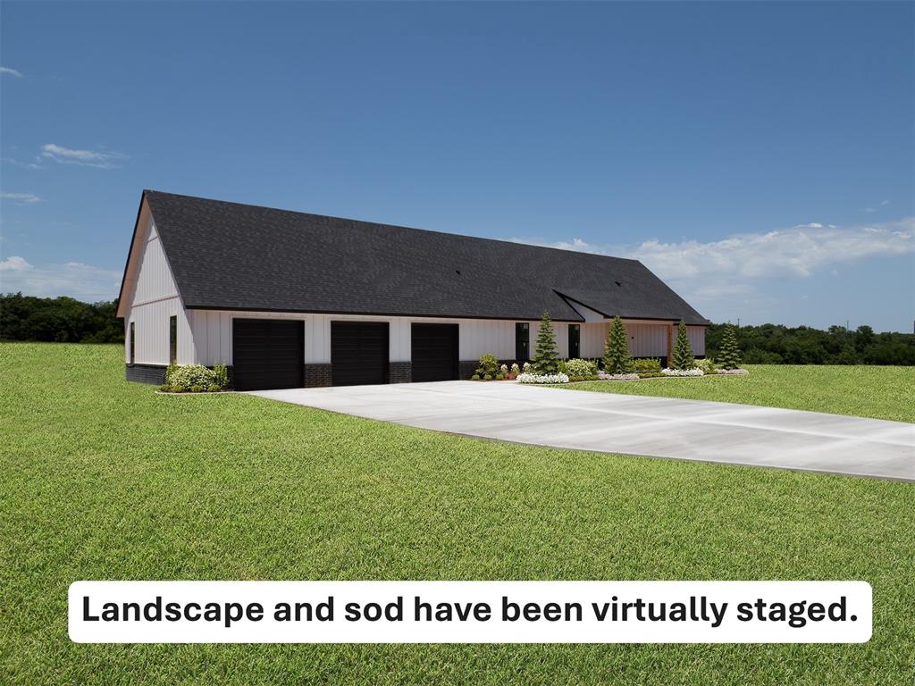 Experience the perfect blend of rustic elegance and modern functionality in this stunning 2,205 sq ft craftsman-style BARNDOMINIUM. Set on just over 5 peaceful acres, this 4-bedroom, 3-bath home is thoughtfully designed for both everyday comfort and effortless entertaining. The open-concept kitchen, dining, and living space is centered around a large island—ideal for gatherings. Durable wood-look tile flooring runs throughout the main living areas, complementing the warm, inviting design. The spacious kitchen flows seamlessly into a layout made for hosting. The living area is a blank slate with many ways to arrange even the largest of furniture. When you are ready to call it a night, enjoy not one, but two primary suites. In the primary suite, enjoy a luxurious spa-like bath with dual vanities, a dedicated makeup area, a fantastic glass-enclosed tub/shower wet area and French doors that open to serene views of the property. The second primary suite includes a private bath with a custom tile and glass shower. The MASSIVE 1,365 sq ft (39’x35’) OPEN GARAGE/WORKSHOP features four oversized garage doors—perfect for storing 5+ vehicles, a full workshop, or any combination of both. Outside, unwind on the covered front and back patios and take in the natural beauty of the land. Whether you dream of raising animals, growing a garden, or simply enjoying wide open space, this property offers the freedom to create the lifestyle you’ve been looking for—all while enjoying the comforts of modern living. Home is located on the line of OKC (73165) and North Norman (73026) and is in the award-winning Robin Hill School District for Elementary and Middle Schools and in the Moore High School district. All livestock welcome on property except swine. Don’t miss this unique opportunity—schedule your private showing today!