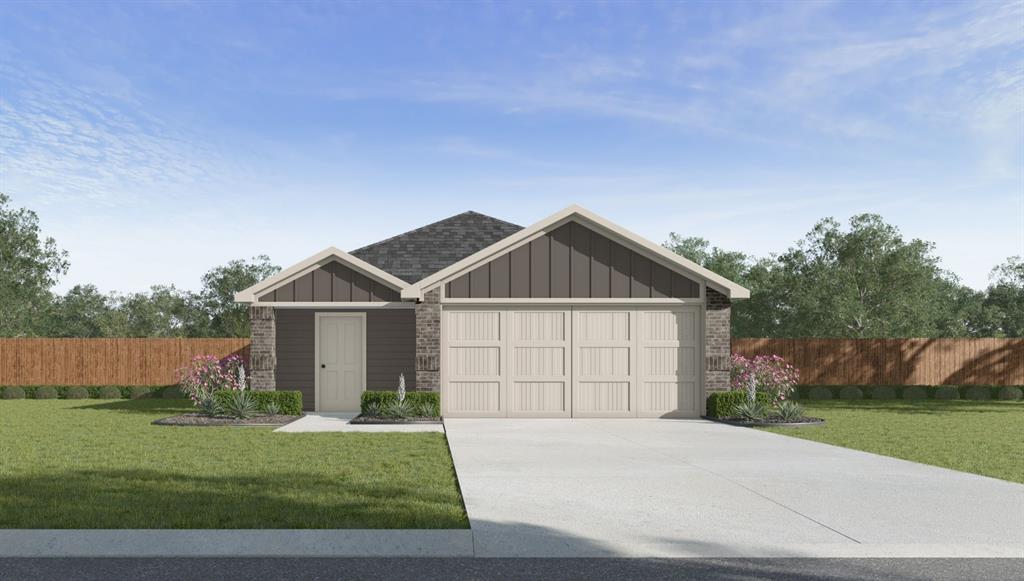 Caprock — 3 bed | 2 bath | 1434 sq ft Discover the Caprock plan, one of our new homes in Buffalo Farms in Oklahoma City. With 3 bedrooms, 2 bathrooms, and 1434 square feet, this home offers space and comfort. Secondary bedrooms are thoughtfully placed near the entry, leading you into the open-concept living spaces. The kitchen features 30” upper kitchen cabinets, soft-close cabinetry, chrome knob hardware, and stunning white quartz countertops on the front kitchen island, creating a clean, modern finish that elevates the space. At the back, the primary suite provides privacy with an adjoining bath and a generous walk-in closet. This home includes our Home Is Connected® smart home package — featuring a camera doorbell. . It also comes with a fully sodded front and back yard. This design blends function and style, making it perfect for families searching for new homes in Oklahoma City.
