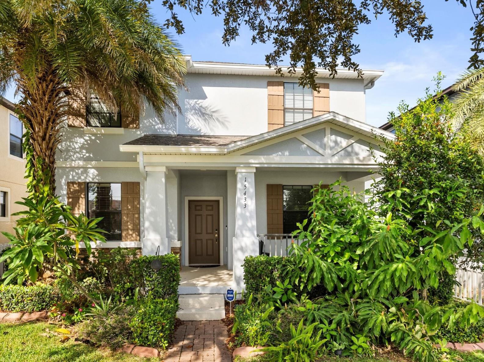 Welcome to your beautifully maintained home in the sought-after Summerlake community, ideally located across from Summerlake Elementary School. This 5-bedroom, 3-bath residence offers 2,455 sq. ft. of well-designed living space with a flexible first-floor bedroom and full bath—perfect for guests or multi-generational living. The open-concept kitchen features granite countertops, two pantries, under-stair storage, GE stainless appliances, a gas range, and a tankless water heater. The living area opens to a screened patio with power and ceiling fan, ideal for indoor-outdoor enjoyment. Upstairs highlights include new LVP stairs (2024), upstairs laundry with 2023 washer and dryer, and a primary suite with tray ceiling, dual closets, dual sinks, garden tub, walk-in shower, and private water closet.

Enjoy comfort and efficiency with a brand-new roof (2024), fresh exterior paint and stucco repair (2025), serviced HVAC with UV light allergen system, and a turnkey 9,600 kWh solar system that keeps average annual energy bills around $80—including surge protection, access, and minimum bill fees. Additional upgrades include a dedicated 240V outlet for EV charging, ceiling-mounted smart storage racks, planked attic flooring for extra storage, and a fully integrated Alarm.com security system.

The HOA includes lawn care, and residents enjoy resort-style amenities: a clubhouse, fitness center, resort pool, zip line, tennis and basketball courts, soccer fields, and scenic walking and running trails. Conveniently located near shopping, dining, and major highways, this home blends modern efficiency, thoughtful updates, and a vibrant community lifestyle.
Enjoy resort-style amenities including a clubhouse, fitness center, zip line, pool with lake views, tennis and basketball courts, soccer fields, and walking/running trails. HOA covers lawn care for easy maintenance. Conveniently located near shopping, dining, and major highways, this home blends community living with everyday comfort.