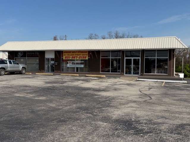 9020 sq ft in the Main building upstairs and downstairs with 3 store fronts and basement opens to rear..6250 sq ftof self storage consisting of 38 units with a monthly gross income of  $6233 at present on both and one store front is used as Owners Office per Owners/Sellers information furnished by Owners/Sellers, Plus Billboard  rental received of $165 monthly. Plus there potential of Semi Trailer parking income also.  Sold As Is