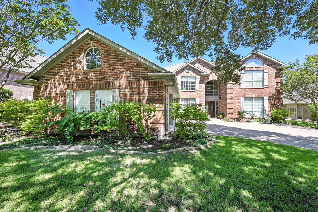 Come see this GORGEOUS home in Hills Creek addition of Stonebridge Ranch. Neighborhood features scenic walking trails along this stunning golf club community. Vaulted Ceilings with 5 bedrooms, multiple living areas, 2 dining areas, built-ins galore, real wood craftsmanship, marble, a pool with spa, plenty of extra yard, upstairs deck balcony with spiral staircase, huge kitchen with wine fridge, double oven, granite counters and huge laundry room with built-ins. Grand fireplaces with wainscotting throughout. Mother in law suite down and the 5th bedroom can be used as a workout room or flex space. Home has  full renovations of all bathrooms, has a newer tankless water heater, and brand new electrical panel. Added storage room in the garage. Luxury finishes throughout!! You don't want to miss this home!