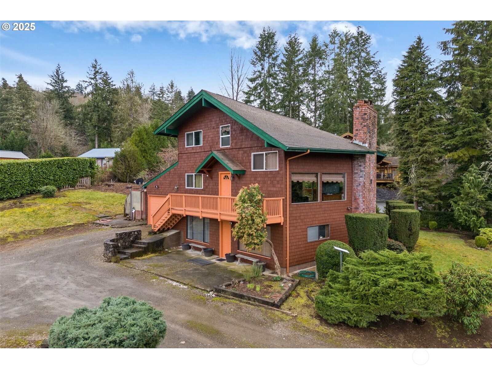 Embrace the charm of Lake Mayfield in this versatile retreat—perfect for vacation getaways or multi-generational living! Warm & welcoming with two woodburning stoves, this home features a cozy loft-style upper level and a spacious daylight basement with its own separate entrance, offering great potential for two distinct living spaces. Located just half a mile from the Mayfield Lake Marina, enjoy easy access to boating, fishing, and lakeside fun. Plus, you're just a short drive to winter skiing at White Pass and year-round recreation at Riffe Lake and the Gifford Pinchot. Freshly updated with new interior and exterior paint, and includes a standard home warranty for added peace of mind. Your perfect holiday escape or summer retreat awaits!