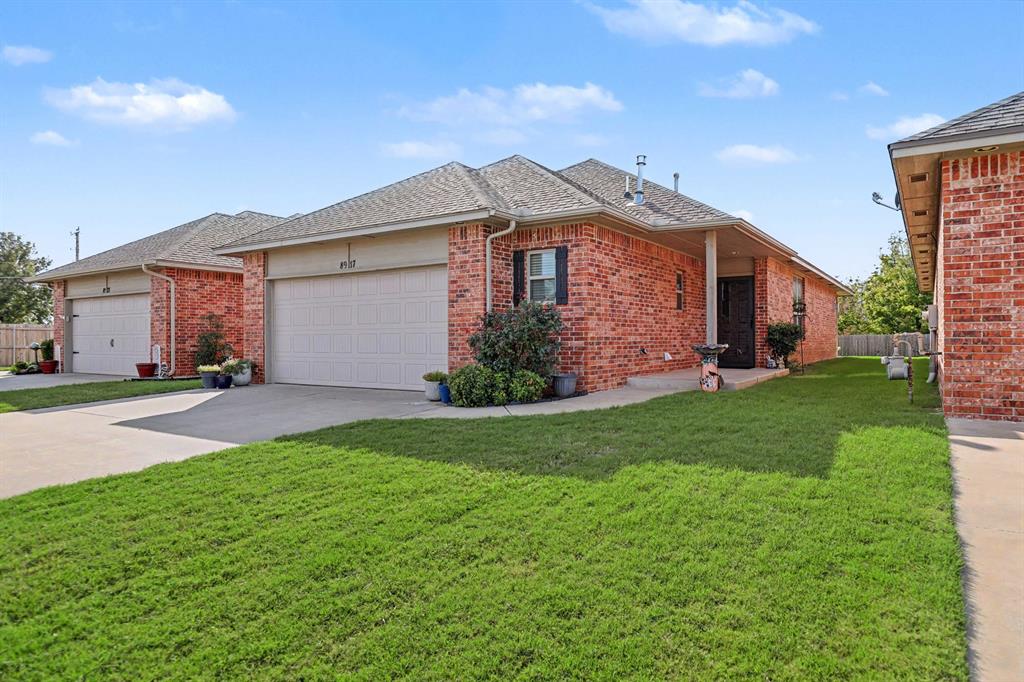 Enjoy easy, low-maintenance living in this charming, well-maintained home tucked inside a small gated community! This 2 bed, 2 bath home offers a comfortable layout, thoughtful features, and plenty of storage throughout. The kitchen features granite countertops, a full-sized pantry, and great cabinet space, while granite countertops continue into both bathrooms. The spacious primary suite includes a walk-in shower and a large walk-in closet.One of the best perks is the low-maintenance lifestyle, with the HOA taking care of all lawn maintenance! Conveniently located with easy highway access and just minutes from shopping, restaurants, and everyday essentials, this home offers comfort, convenience, and easy living all in one!