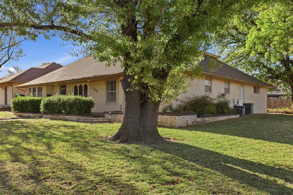This spacious home sits on a beautiful corner lot in a prime NW OKC location and offers room to spread out both inside and out. With over 2,300 square feet, 4 bedrooms, 2.5 baths, and multiple living and dining areas, there’s flexibility for everyday living, entertaining, or working from home.The kitchen features granite countertops, updated backsplash, built-in appliances, and generous cabinet space, all opening to the main living areas. Large windows throughout bring in natural light, and the rooms are oversized with great storage. The masonry fireplace anchors one of the living spaces and adds warmth and character.Situated on a slab foundation with a 2 car attached garage, this home offers a functional layout and solid construction in an established neighborhood. The corner lot provides added curb appeal and space, and you’re just minutes from shopping, dining, and Lake Hefner.A well-maintained home with strong bones, great square footage, and an excellent location.