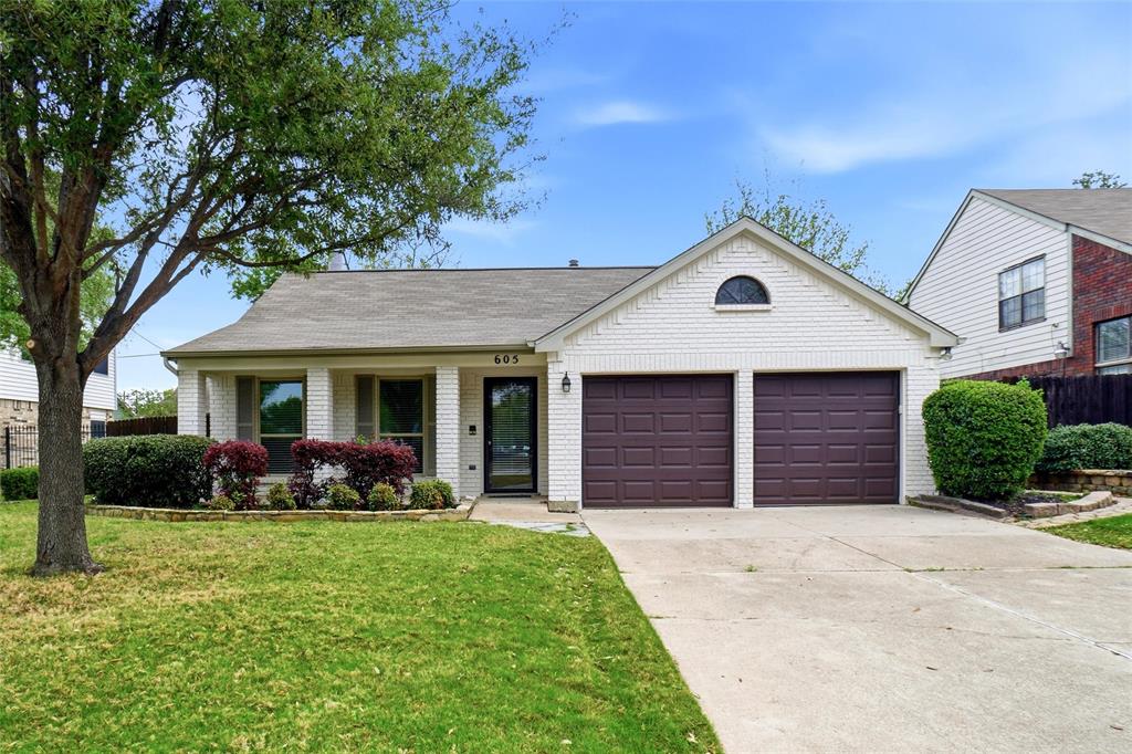 Move In Ready, Adorable updated landscaped 1 story brick home in the heart of Grapevine in a quiet subdivision. Located between Baylor Scott & White Hospital and Main Street off of College. 3 Bedrooms, 2 Full Baths, new paint outside and inside, new luxury vinyl floors, large living and dining area with vaulted ceilings, corner fireplace with gas logs,  and recent updates to bathrooms. Large master bedroom with ensuite bathroom and dual closets. Very well maintained and gently lived in with a nice sized open back yard, roof is approx. 6 years old and new vinyl windows are 2 years old.  This immaculate home is located across from the highly acclaimed STEM Cannon Elementary School and GCISD School District. Home comes with washer, dryer and kitchen TV.