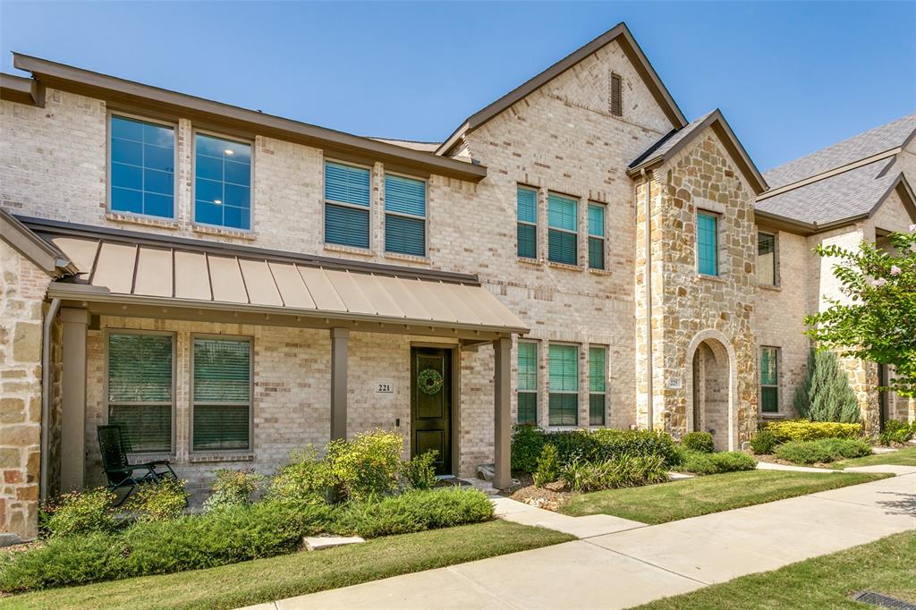 Fresh, Bright, and Easy to Love! Built in 2022 and nestled in Lewisville ISD with access to Flower Mound’s top-rated schools, this beautifully appointed townhome strikes the perfect balance of style, comfort, and luxury living. Begin your day on the inviting covered front porch. It's just the spot to sip coffee, unwind, or watch the world go by. Inside, the open layout feels light and airy, with soaring ceilings, abundant natural light, and beautiful luxury vinyl plank flooring that adds warmth and durability to the main living areas. The living space flows seamlessly into the chef’s kitchen, featuring quartz countertops, stainless steel appliances, a stylish backsplash, and a roomy walk-in pantry. With its large island and open dining area, there’s plenty of space to gather with family and friends. Upstairs, the private primary retreat offers vaulted ceilings, a spa-inspired bath, and a generous walk-in closet. A second bedroom and nearby full bath create the ideal setup for family or guests, while the open loft provides flexible space for a home office, fitness corner, or cozy lounge. The conveniently located laundry room and oversized garage add everyday practicality, while energy-efficient construction brings peace of mind. Best of all, the HOA takes care of the exterior, including landscaping, irrigation, roof, and overall upkeep, so you can spend your weekends enjoying the community pool, clubhouse, playground, and walking trails, or take advantage of nearby shopping, dining, and the serenity of Grapevine Lake. And when it’s time to travel, DFW Airport is only a short drive, keeping the world within easy reach. This property seamlessly blends convenience, comfort, and charm in one unbeatable location, making it easy to fall in love!