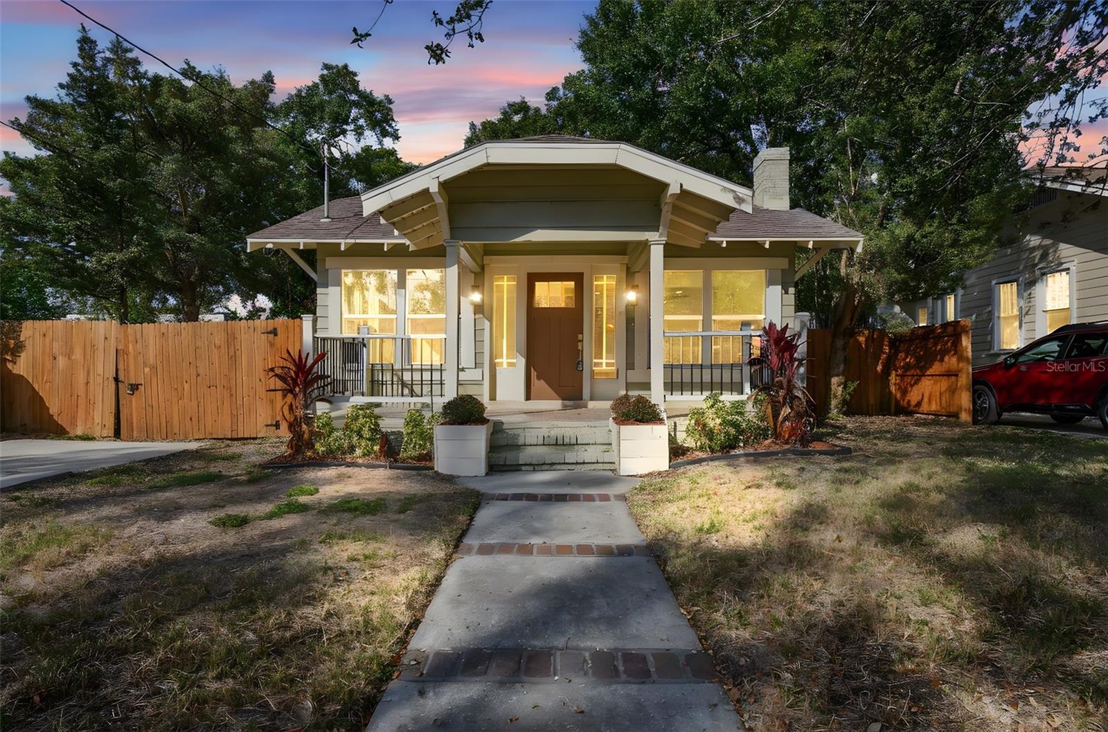 Discover the perfect blend of modern luxury and historic South Tampa charm. Completely reimagined and beautifully renovated, this 3-bedroom, 2-bathroom residence offers a turnkey lifestyle in one of Tampa’s most coveted neighborhoods.Step inside to an airy, open-concept floor plan washed in natural light, featuring brand-new flooring and designer fixtures throughout. The heart of the home is the chef-inspired kitchen, boasting gleaming quartz countertops, custom cabinetry, and premium stainless steel appliances—perfect for entertaining. The spacious primary suite serves as a private retreat, complete with a spa-like ensuite bath featuring modern tile work and a walk-in glass shower.Two additional bedrooms provide ample space for family, guests, or a home office, serviced by a meticulously updated second bathroom. Outside, enjoy the Florida lifestyle in your private backyard, ready for weekend BBQs or relaxing evenings.